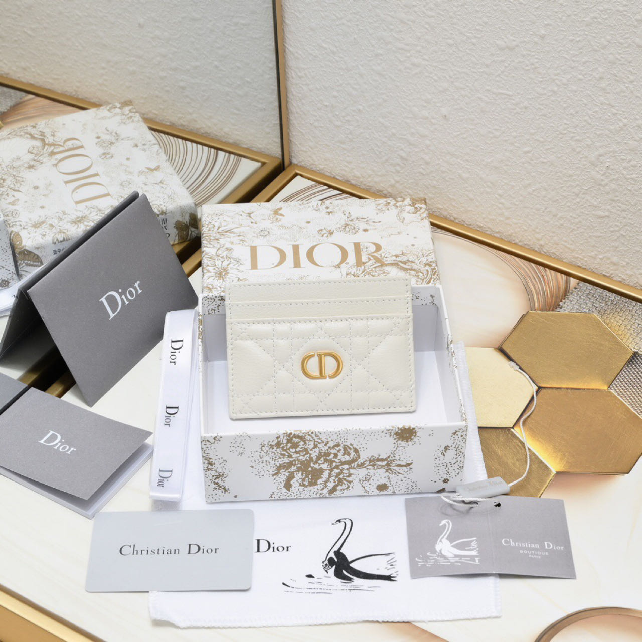 Dior Caro Five-Slot Card Holder   - DopestKickz