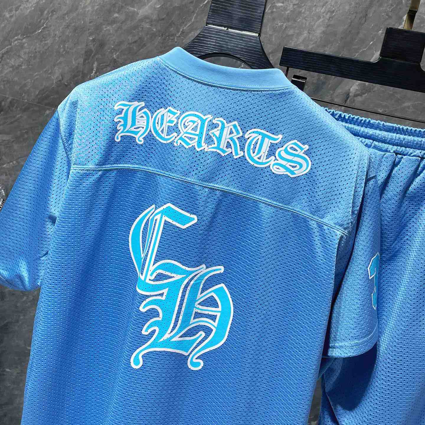 Chrome Heart Mesh Tee & Shorts - DopestKickz