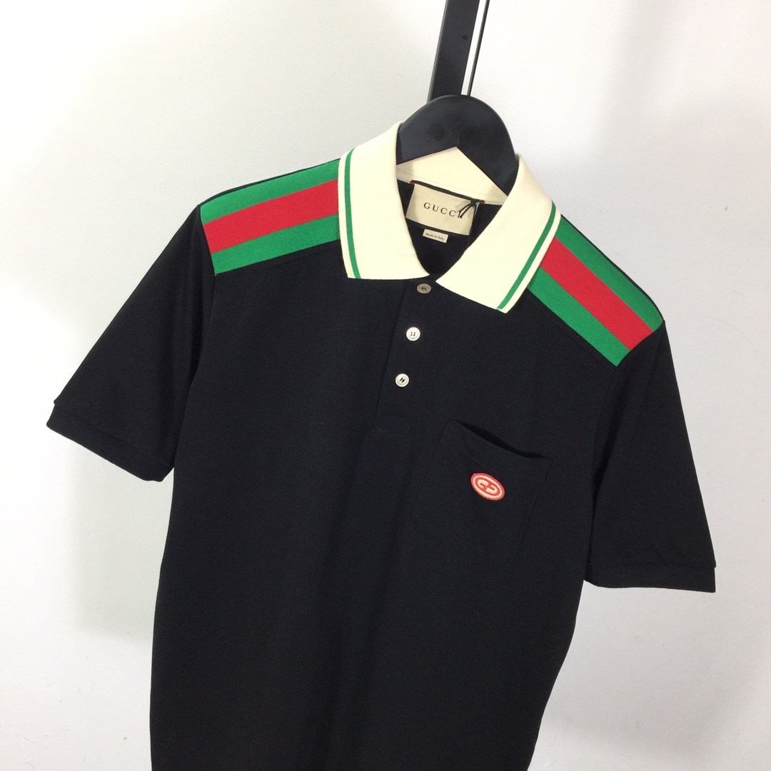 Gucci Cotton Polo With Interlocking G - DopestKickz