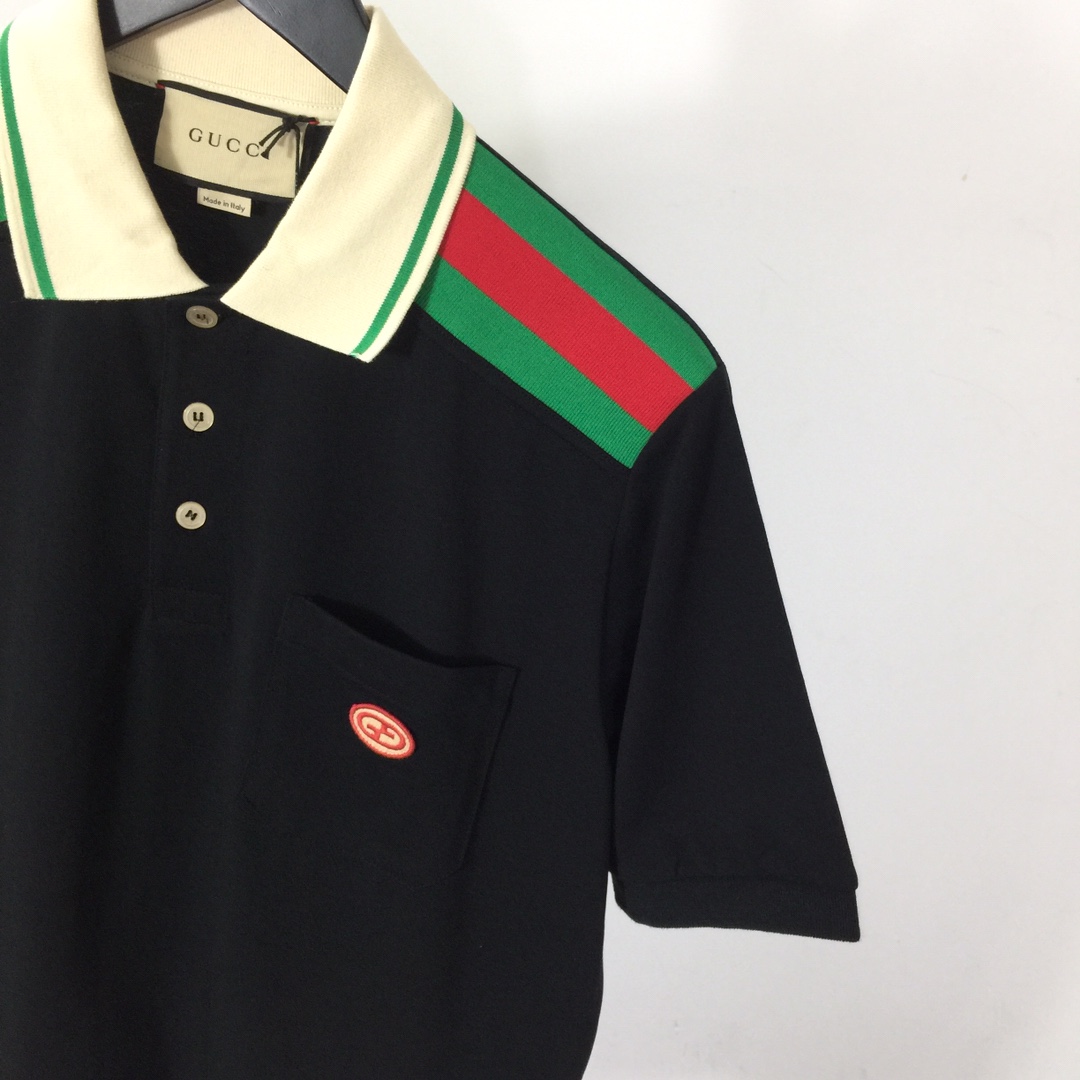 Gucci Cotton Polo With Interlocking G - DopestKickz