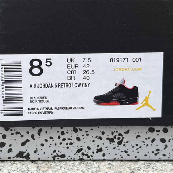 Air Jordan 5 Low “Alternate” Sneakers      819171-001 - DopestKickz