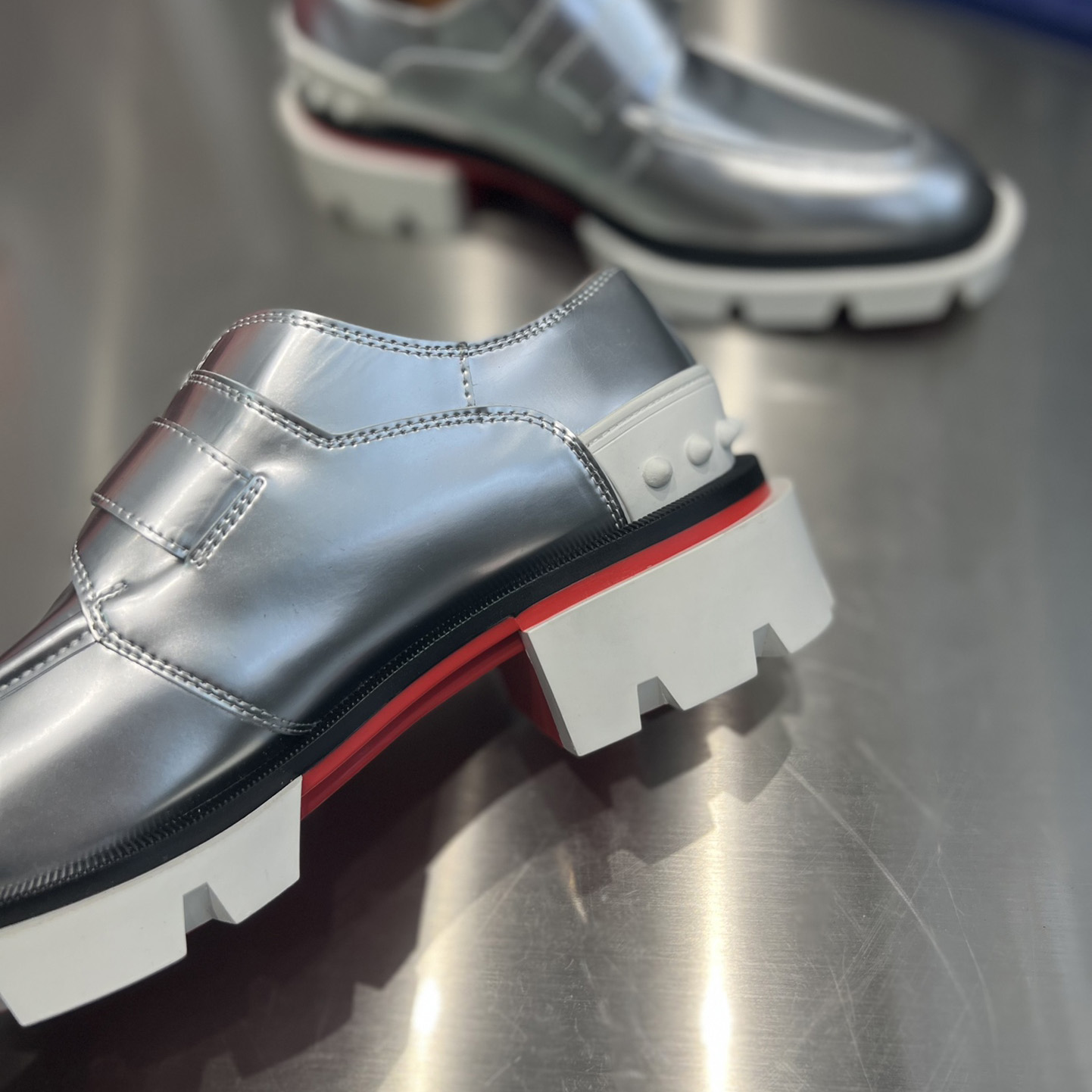 Christian Louboutin Our Georges Monk Strap Oxford - DopestKickz