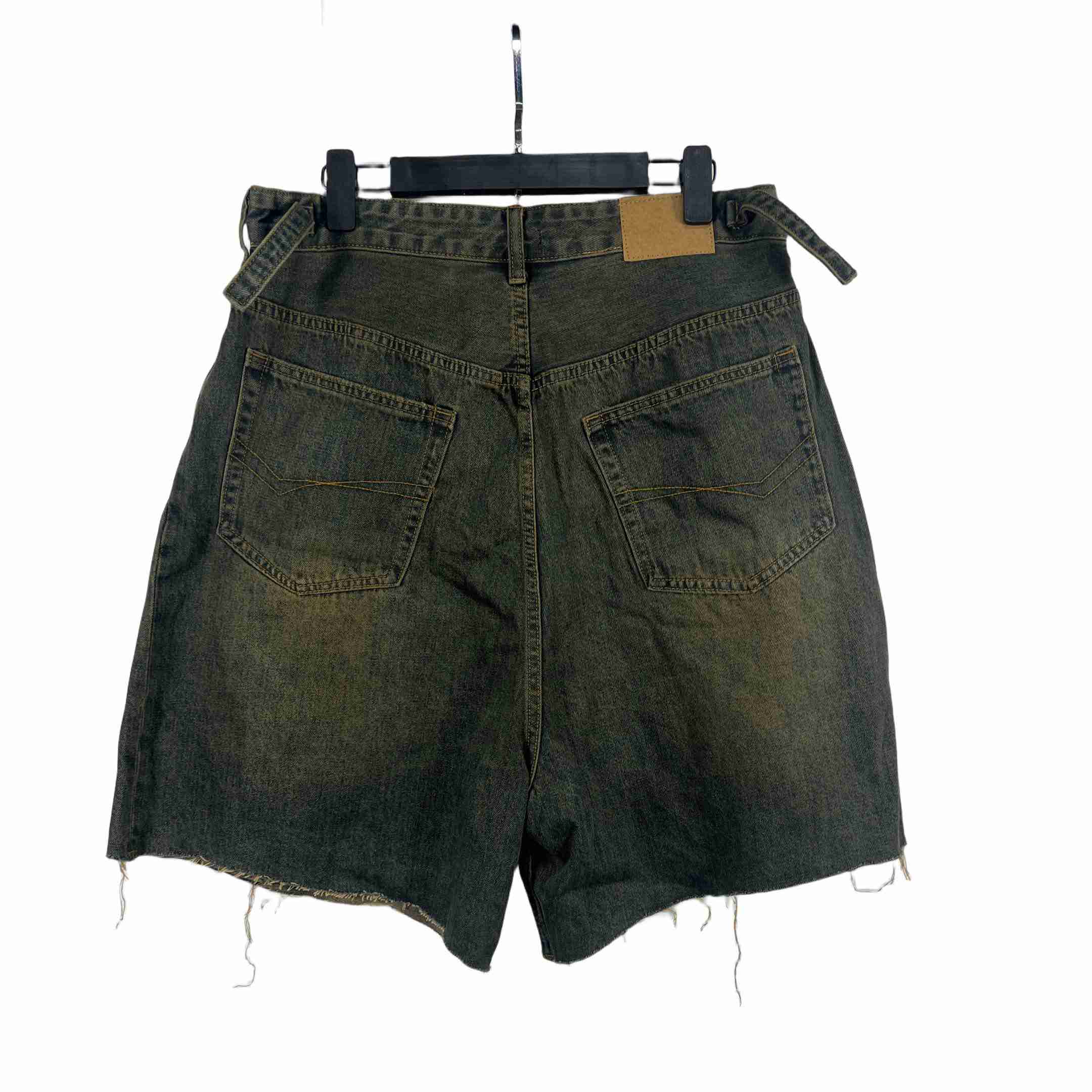 Balenciaga Denim Shorts - DopestKickz