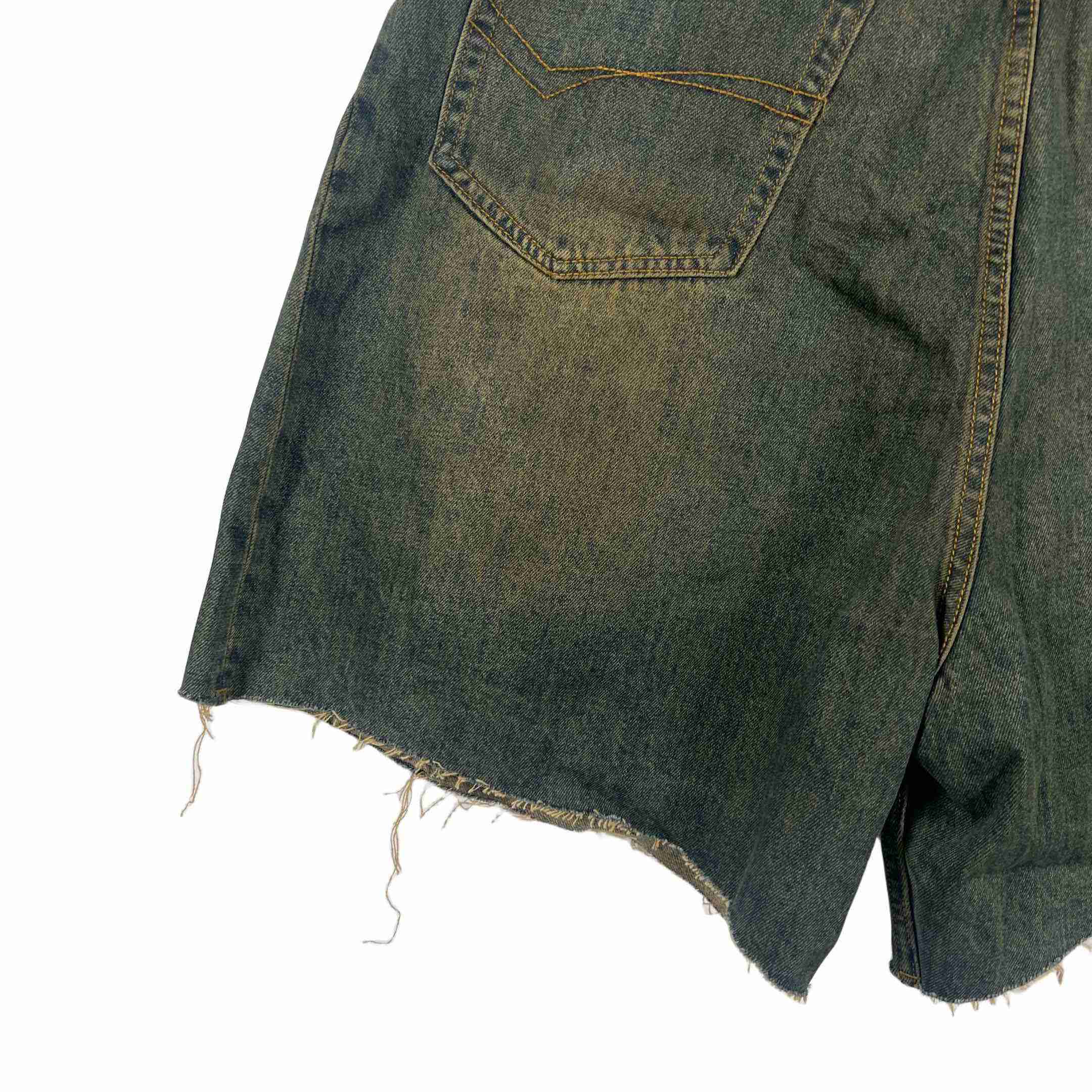 Balenciaga Denim Shorts - DopestKickz