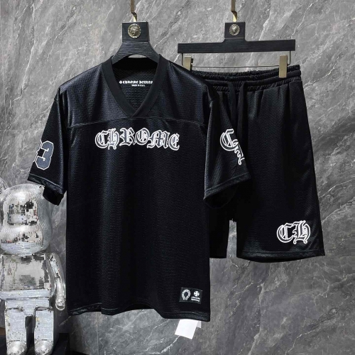 Chrome Heart Mesh Tee & Shorts - DopestKickz