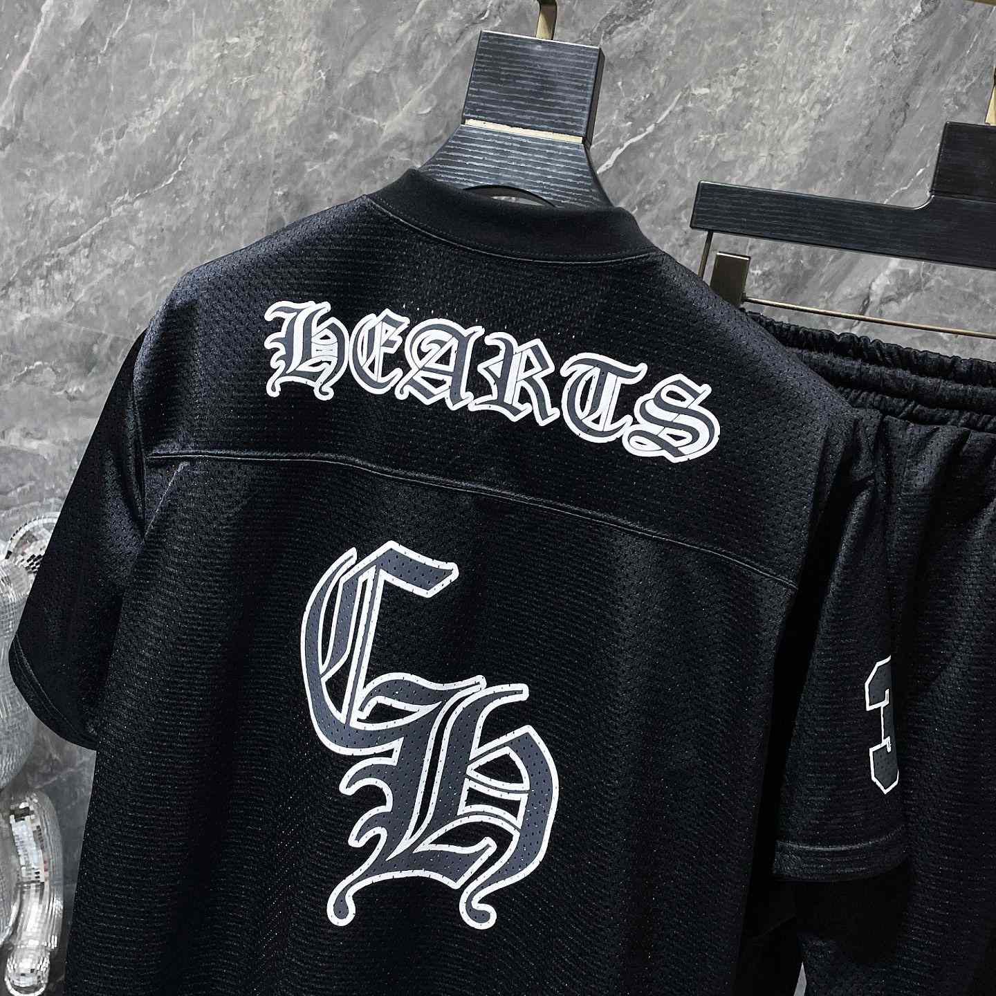 Chrome Heart Mesh Tee & Shorts - DopestKickz