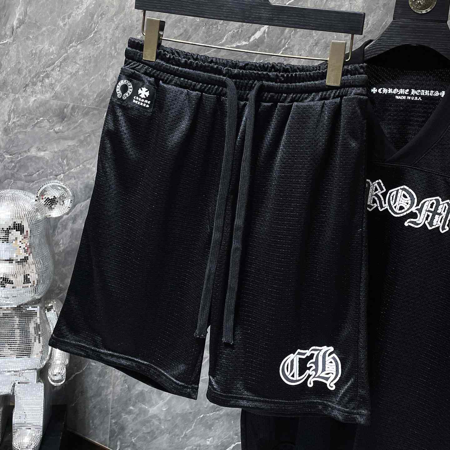 Chrome Heart Mesh Tee & Shorts - DopestKickz