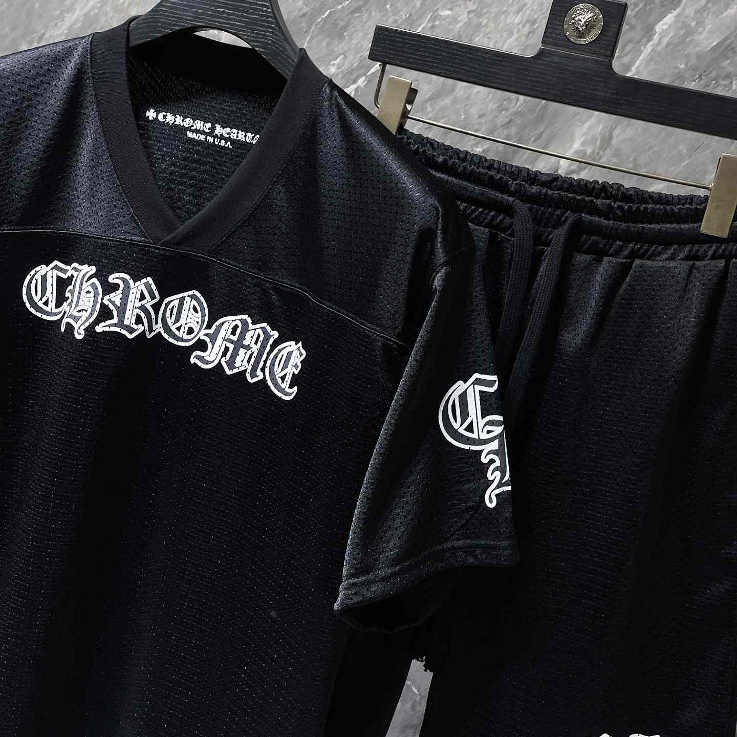 Chrome Heart Mesh Tee & Shorts - DopestKickz