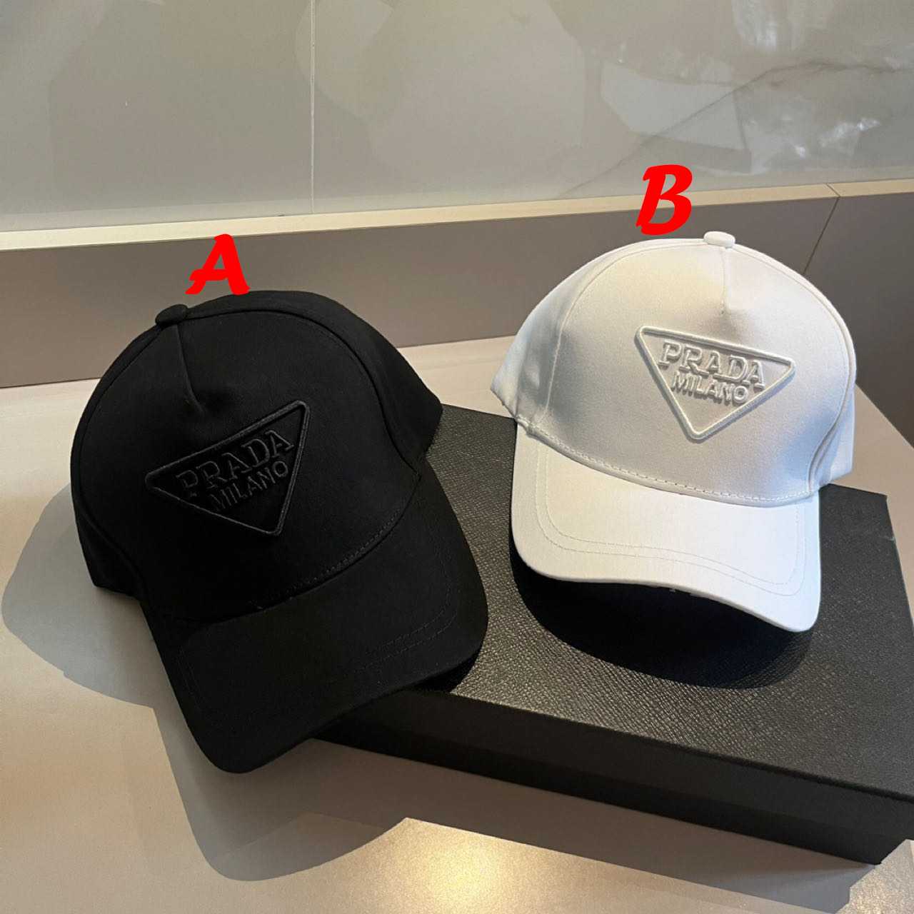 Prada Logo-patch Baseball Cap - DopestKickz