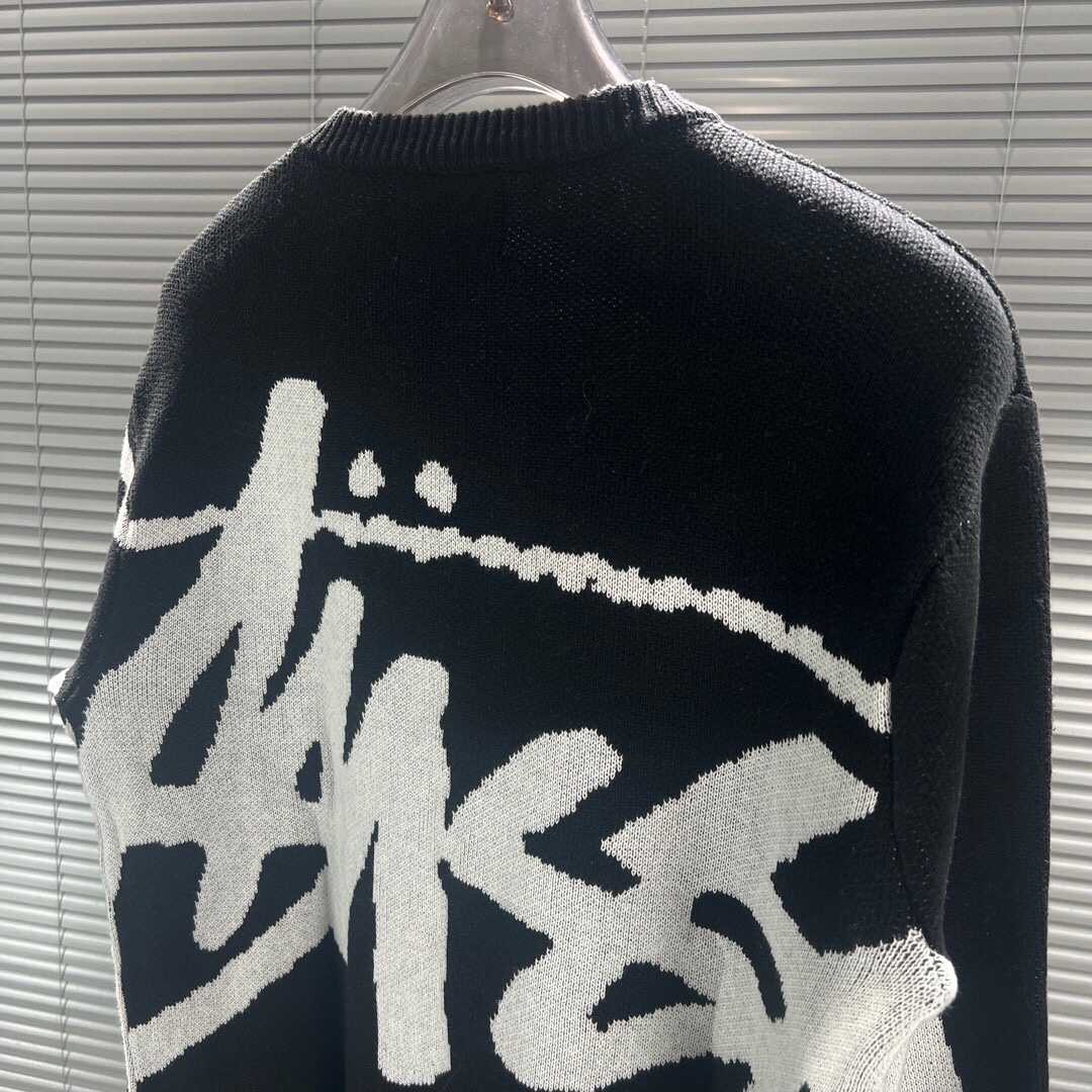 Stussy Logo-knit Jumper - DopestKickz
