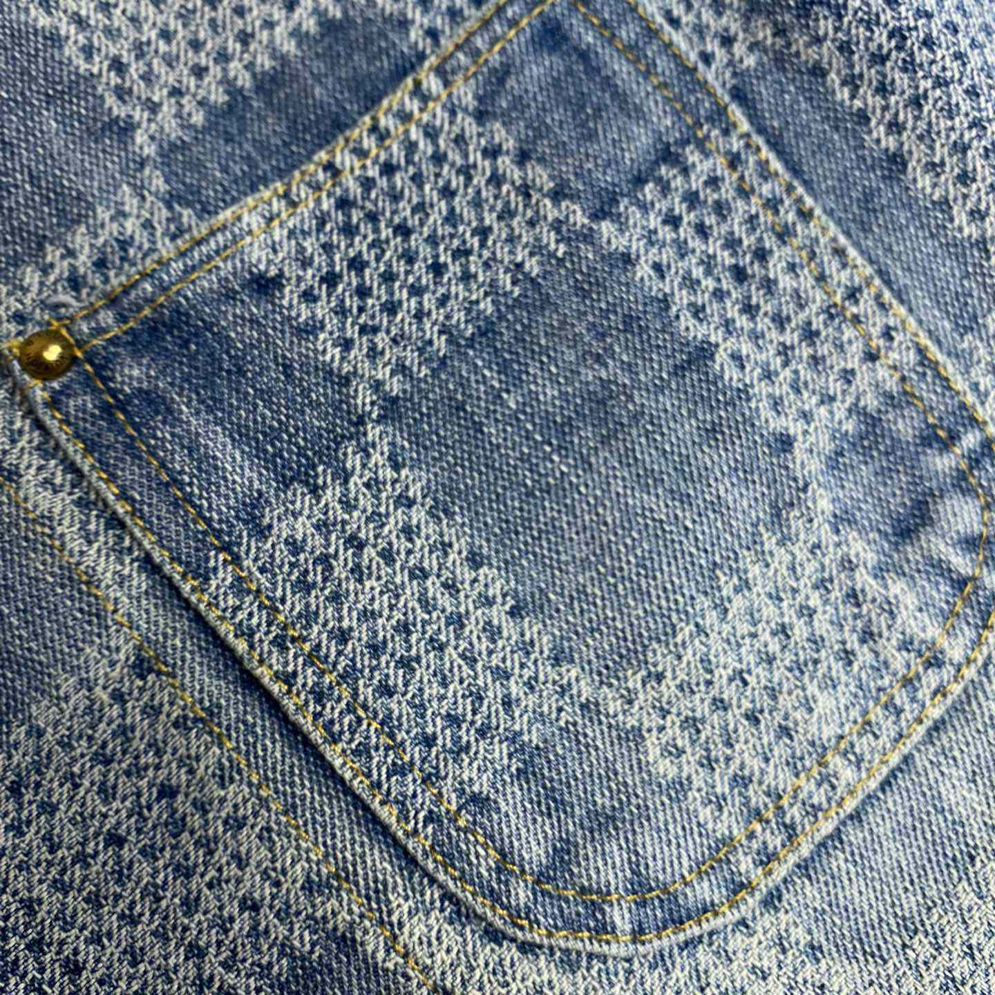 Louis Vuitton Damier Denim Chic Jacket    1AFHU7 - DopestKickz