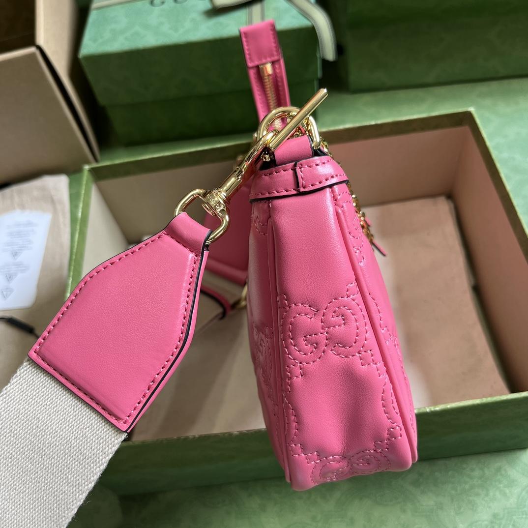 Gucci GG Matelassé Handbag(25-15-8cm) - DopestKickz