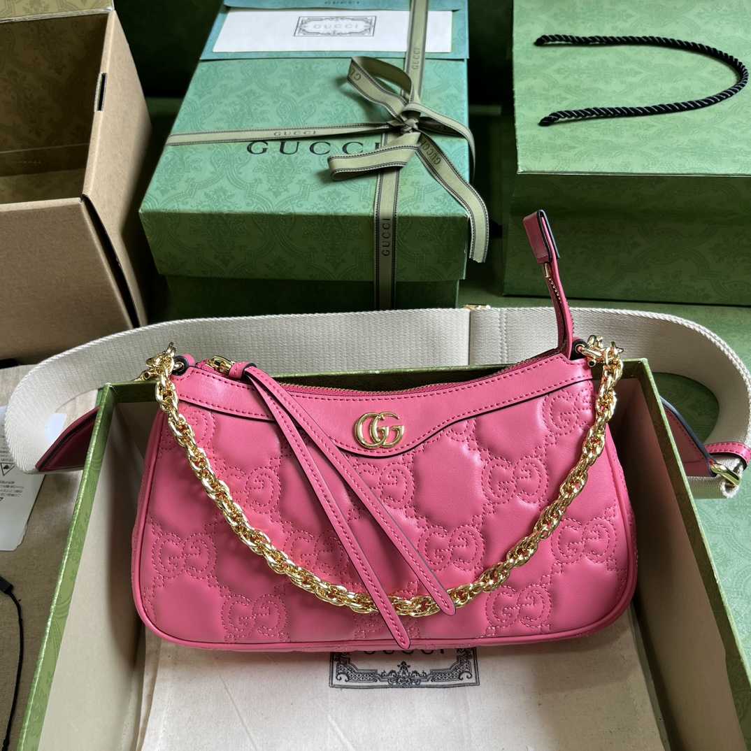 Gucci GG Matelassé Handbag(25-15-8cm) - DopestKickz