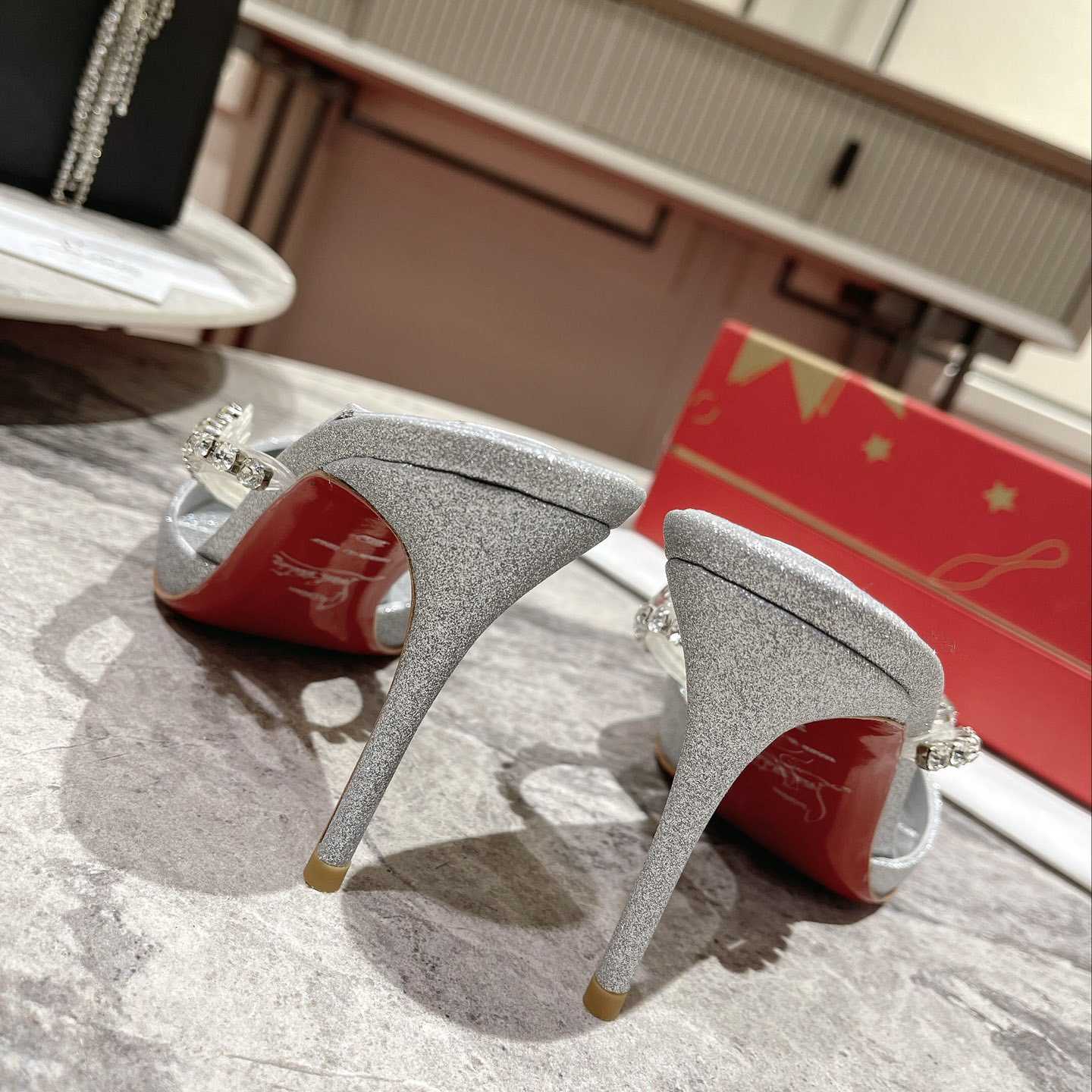 Christian Louboutin Planet Queen 70mm Mules Pumps  - DopestKickz