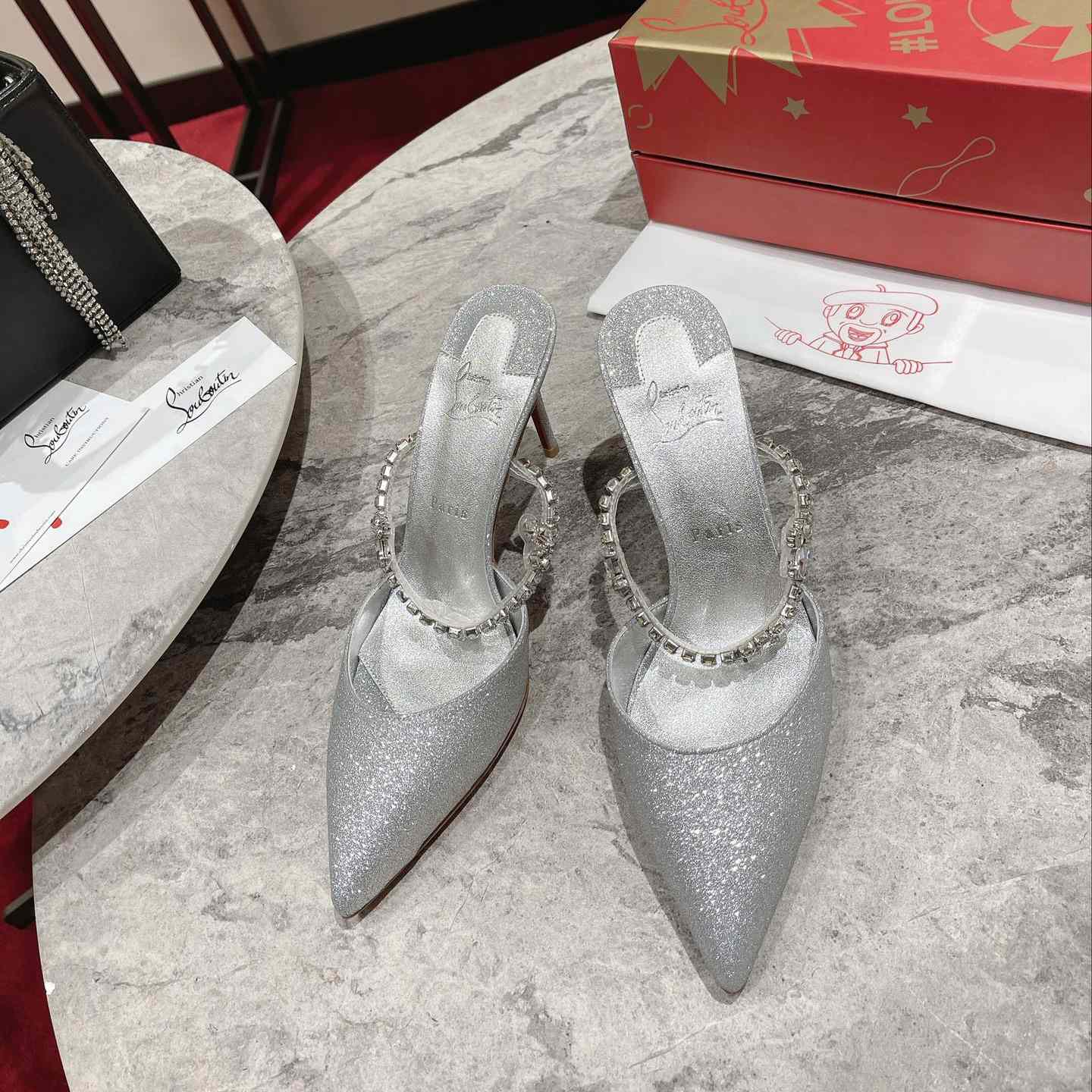 Christian Louboutin Planet Queen 70mm Mules Pumps  - DopestKickz