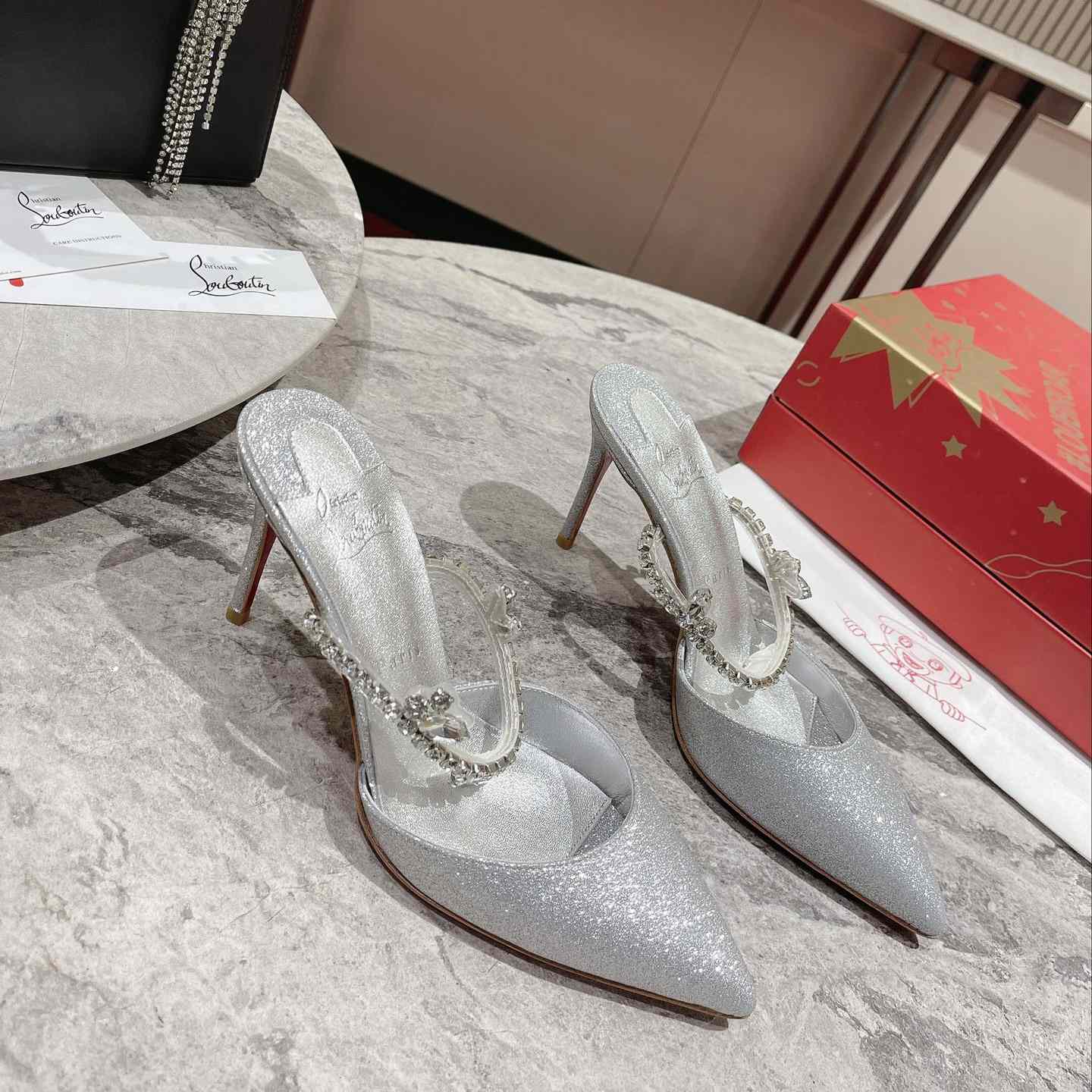 Christian Louboutin Planet Queen 70mm Mules Pumps  - DopestKickz