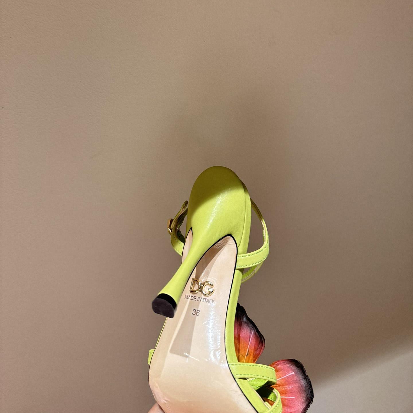 Dolce & Gabbana Butterfly Appliqué Sandals - DopestKickz
