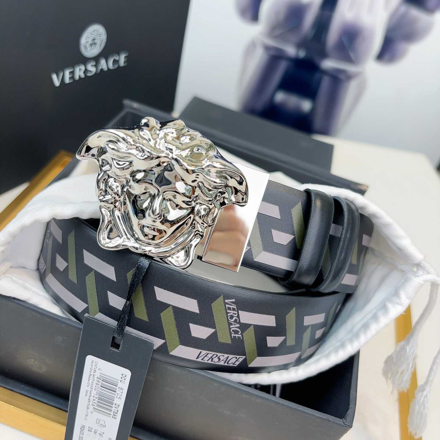 Versace Reversible Leather Belt    40mm - DopestKickz