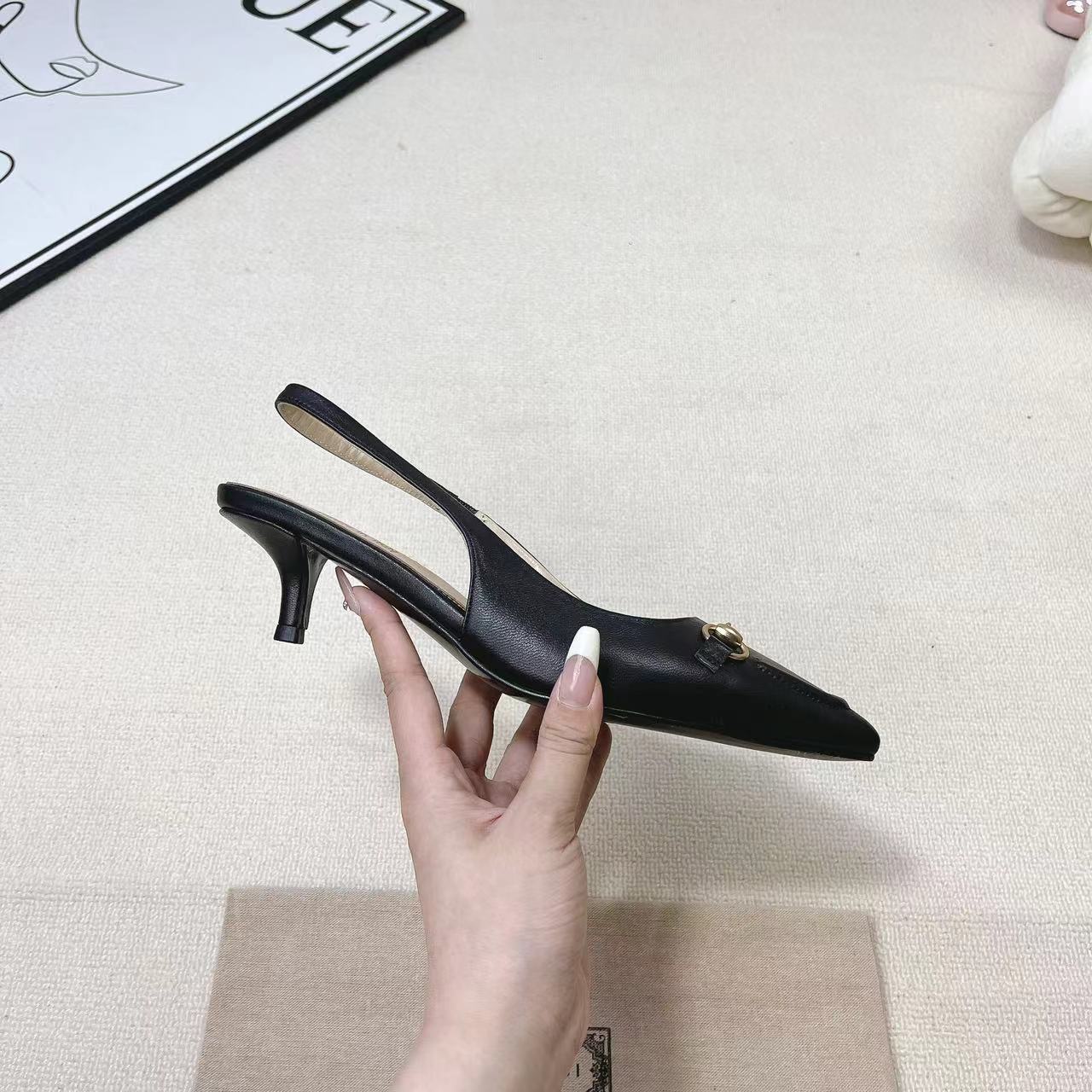 Gucci Women's Horsebit Slingback Pump - DopestKickz