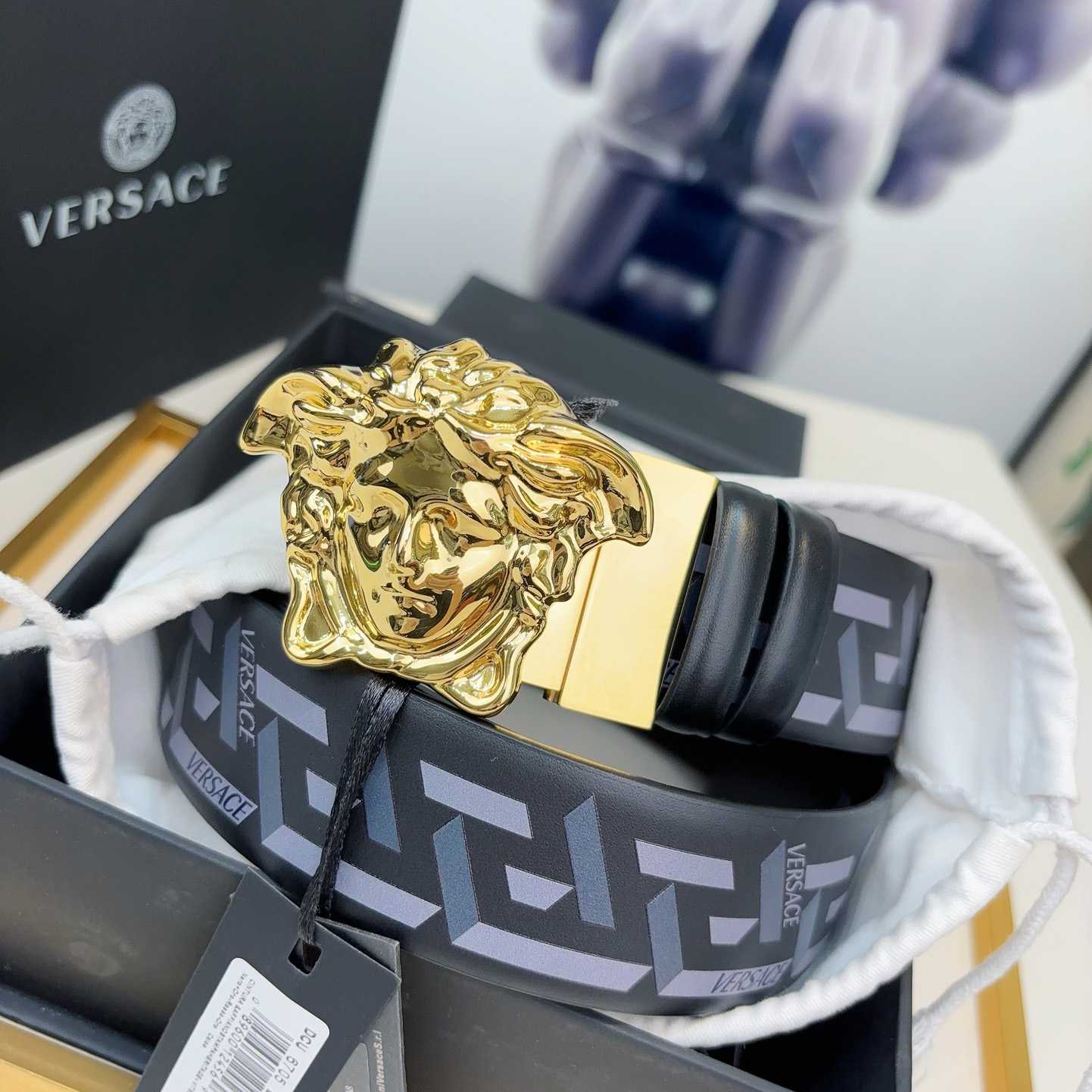 Versace Reversible Leather Belt    40mm - DopestKickz