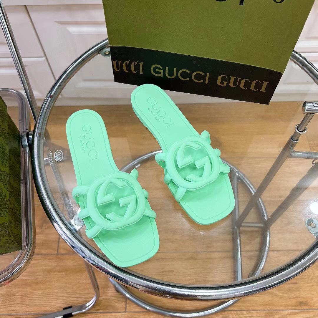 Gucci Women's Interlocking G Slide Sandal - DopestKickz