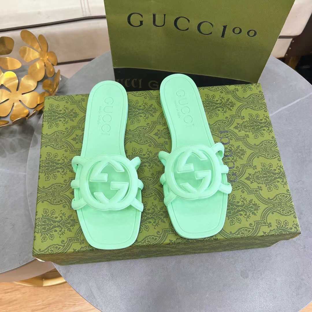 Gucci Women's Interlocking G Slide Sandal - DopestKickz
