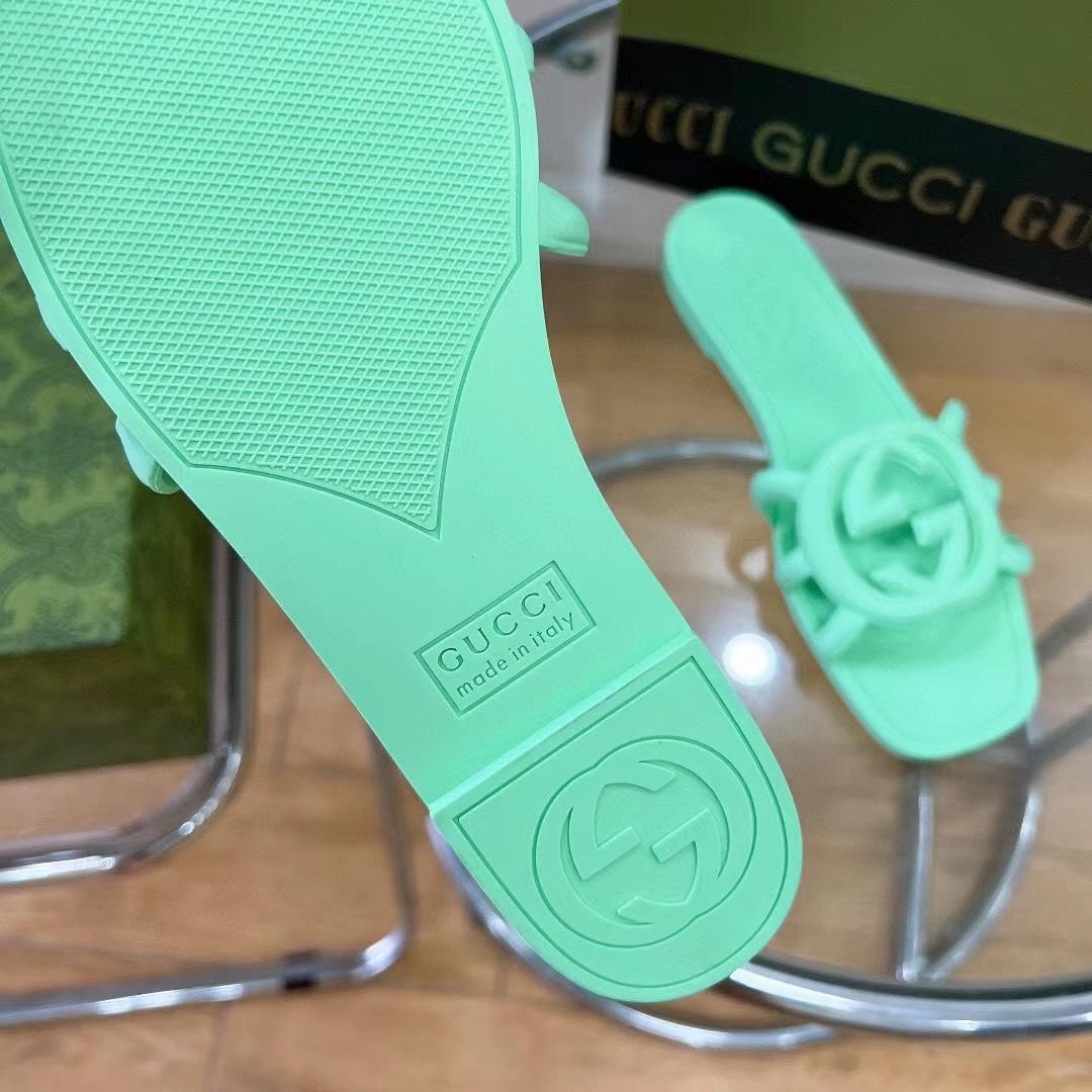 Gucci Women's Interlocking G Slide Sandal - DopestKickz