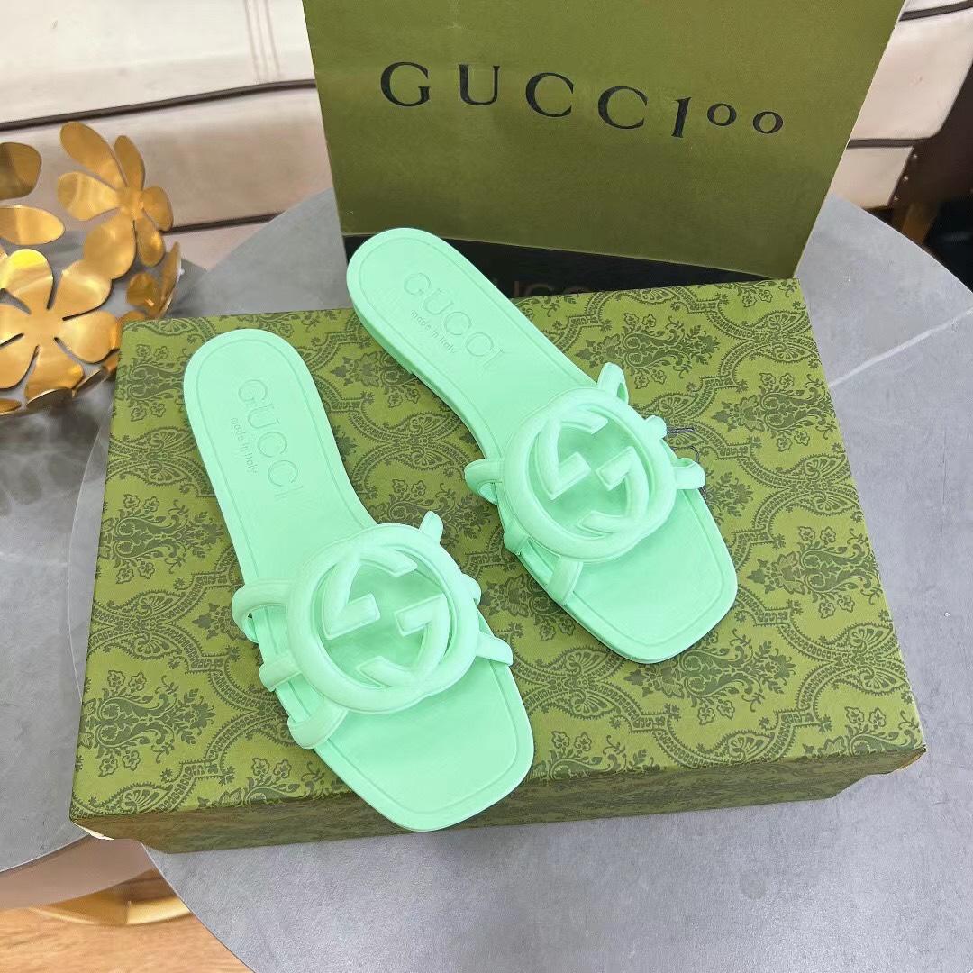 Gucci Women's Interlocking G Slide Sandal - DopestKickz
