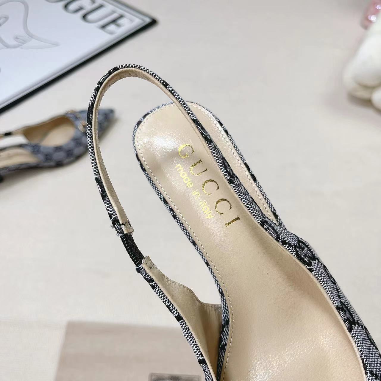 Gucci Women's Horsebit Slingback Pump - DopestKickz