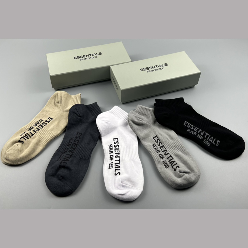 Fear Of God Essential FG Socks /Box - DopestKickz