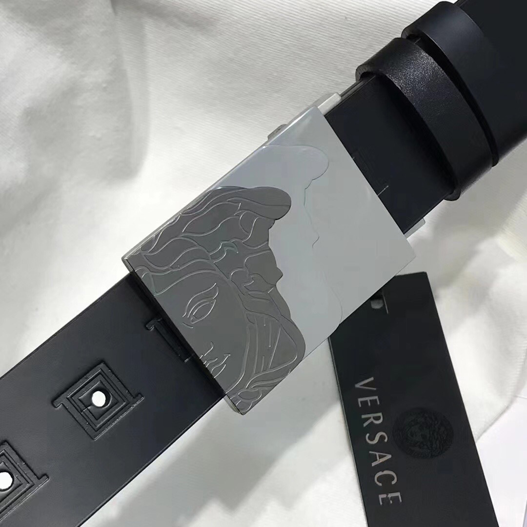 Versace Leather Belt   35mm - DopestKickz