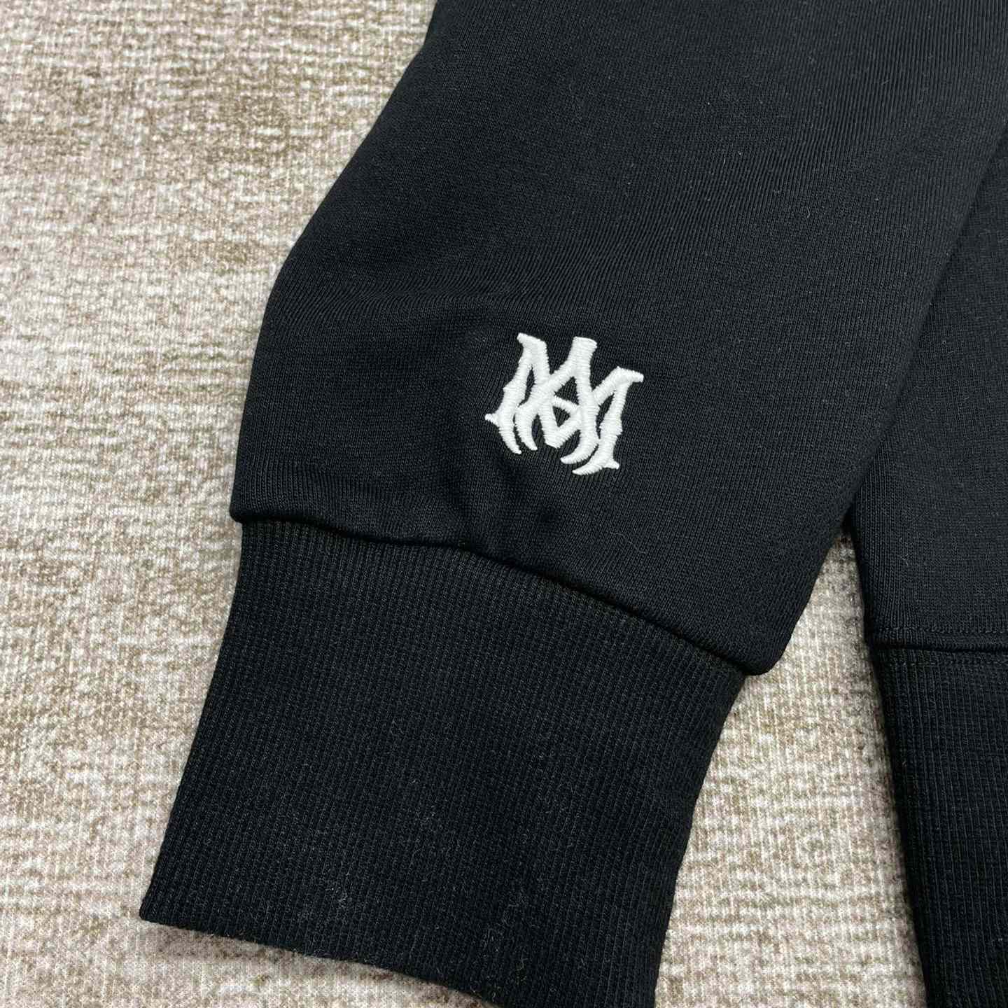 Amiri Logo Patch Drawstring Hoodie - DopestKickz