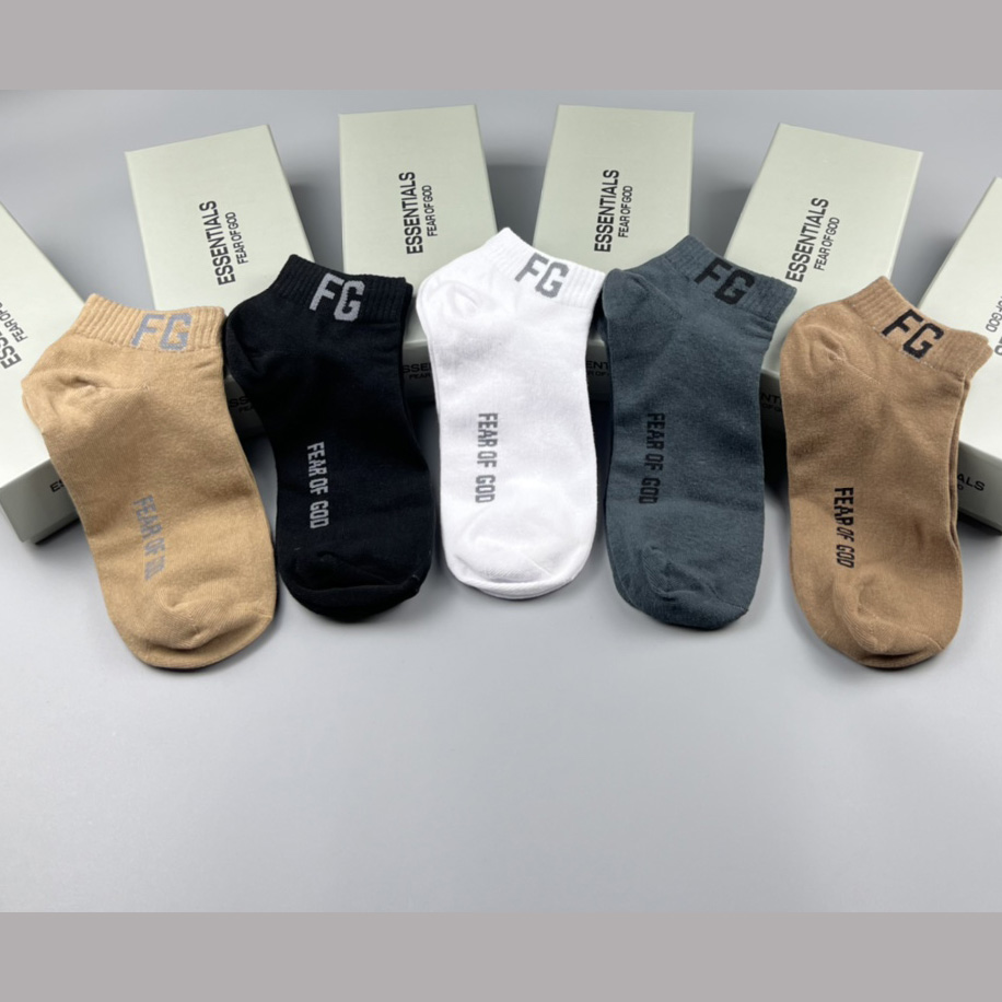 Fear Of God Essential FG Socks /Box - DopestKickz