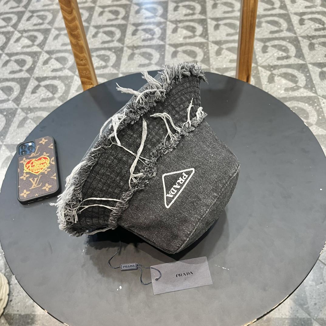 Prada Denim Bucket Hat - DopestKickz