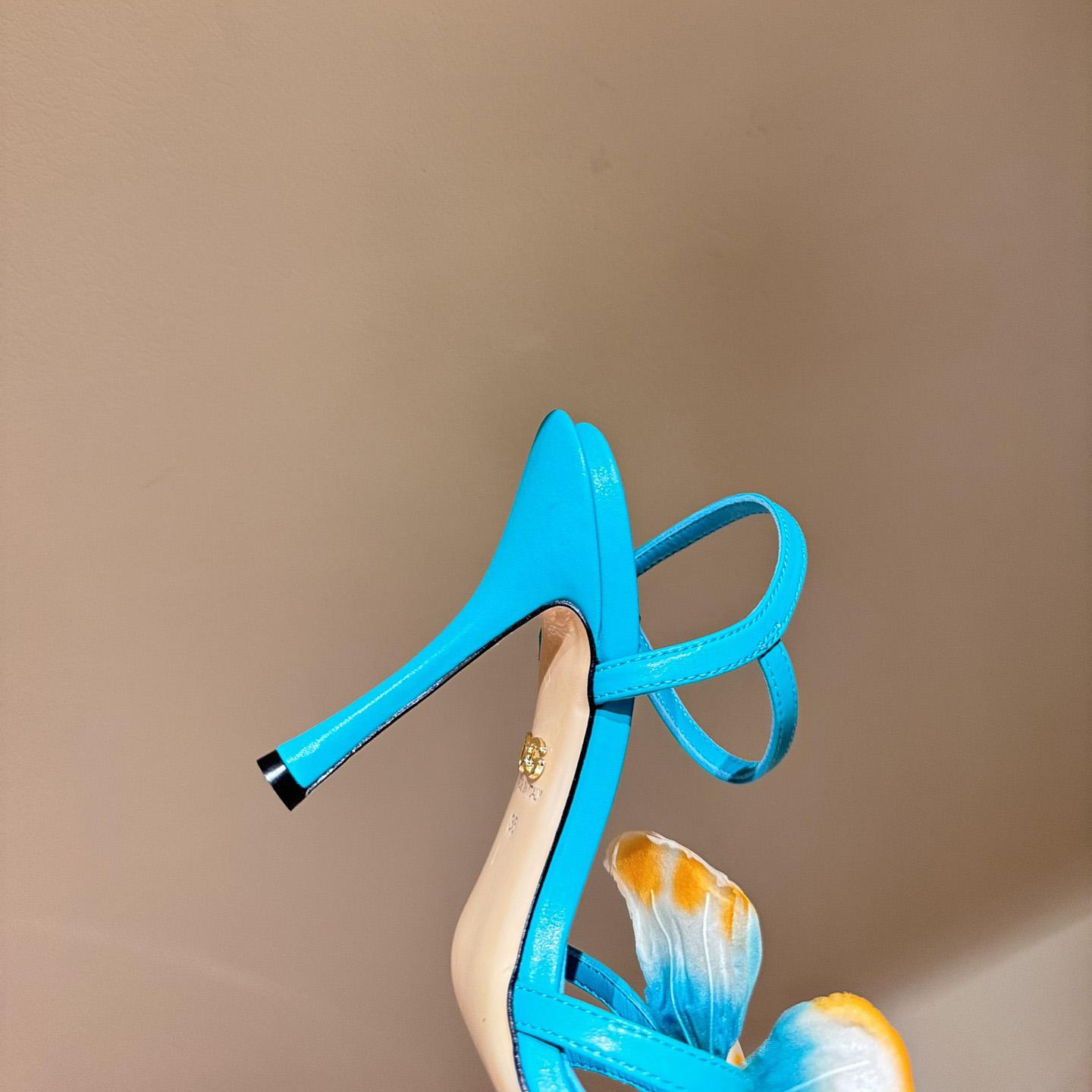 Dolce & Gabbana Butterfly Appliqué Sandals - DopestKickz