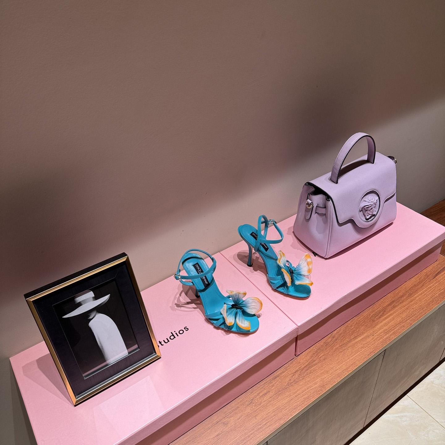 Dolce & Gabbana Butterfly Appliqué Sandals - DopestKickz