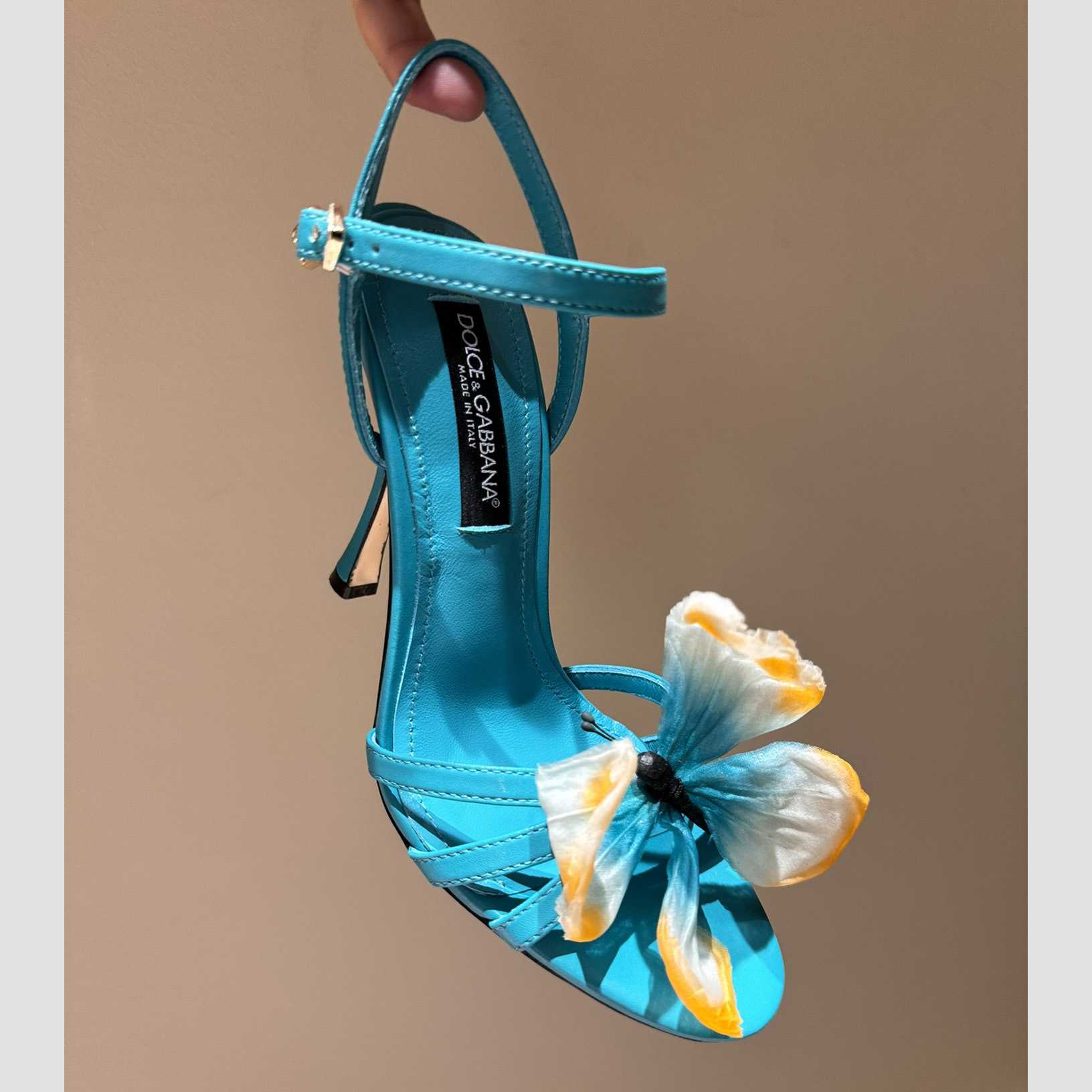 Dolce & Gabbana Butterfly Appliqué Sandals - DopestKickz
