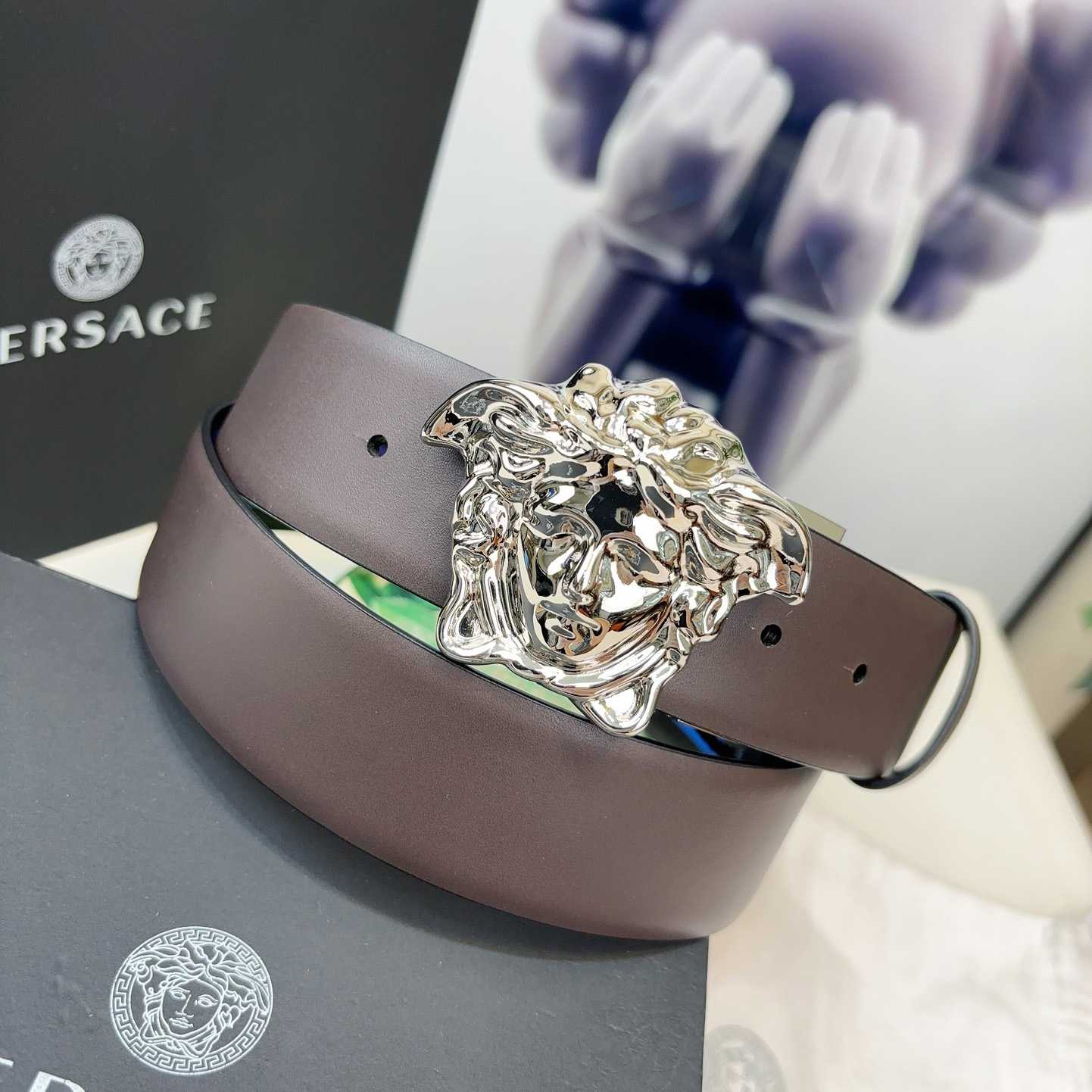 Versace Reversible Leather Belt    40mm - DopestKickz