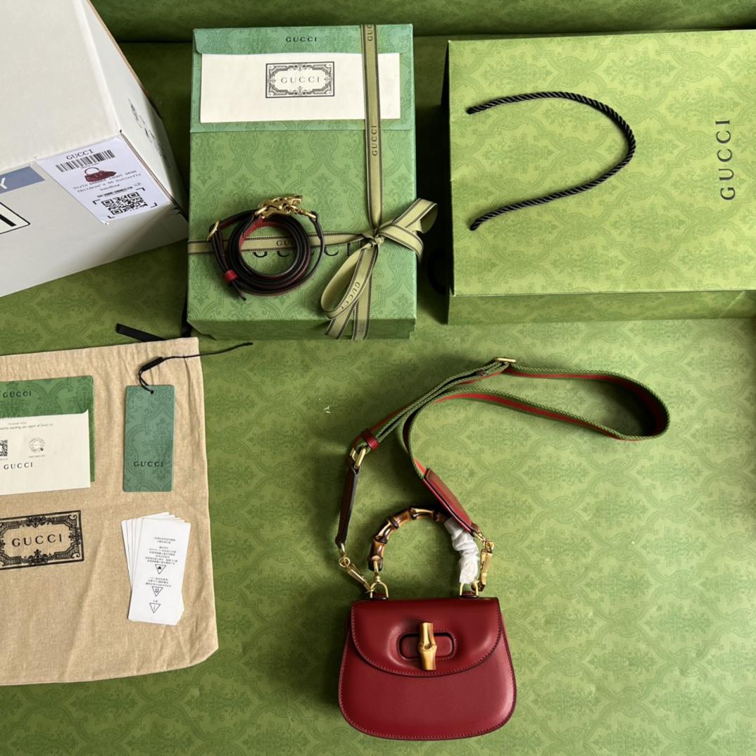Gucci Bamboo 1947 Mini Bag - DopestKickz