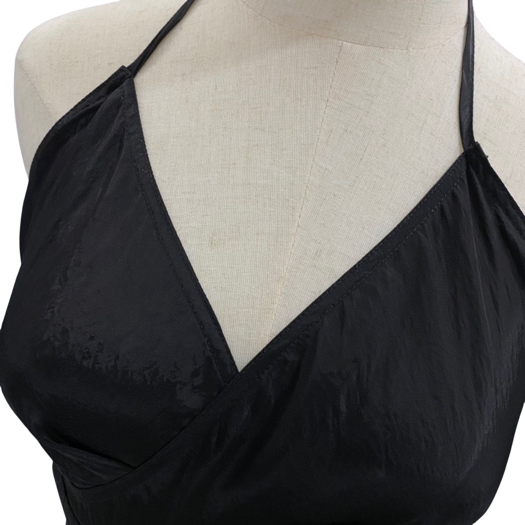 Rick Owens Laura Satin Wrap Top - DopestKickz