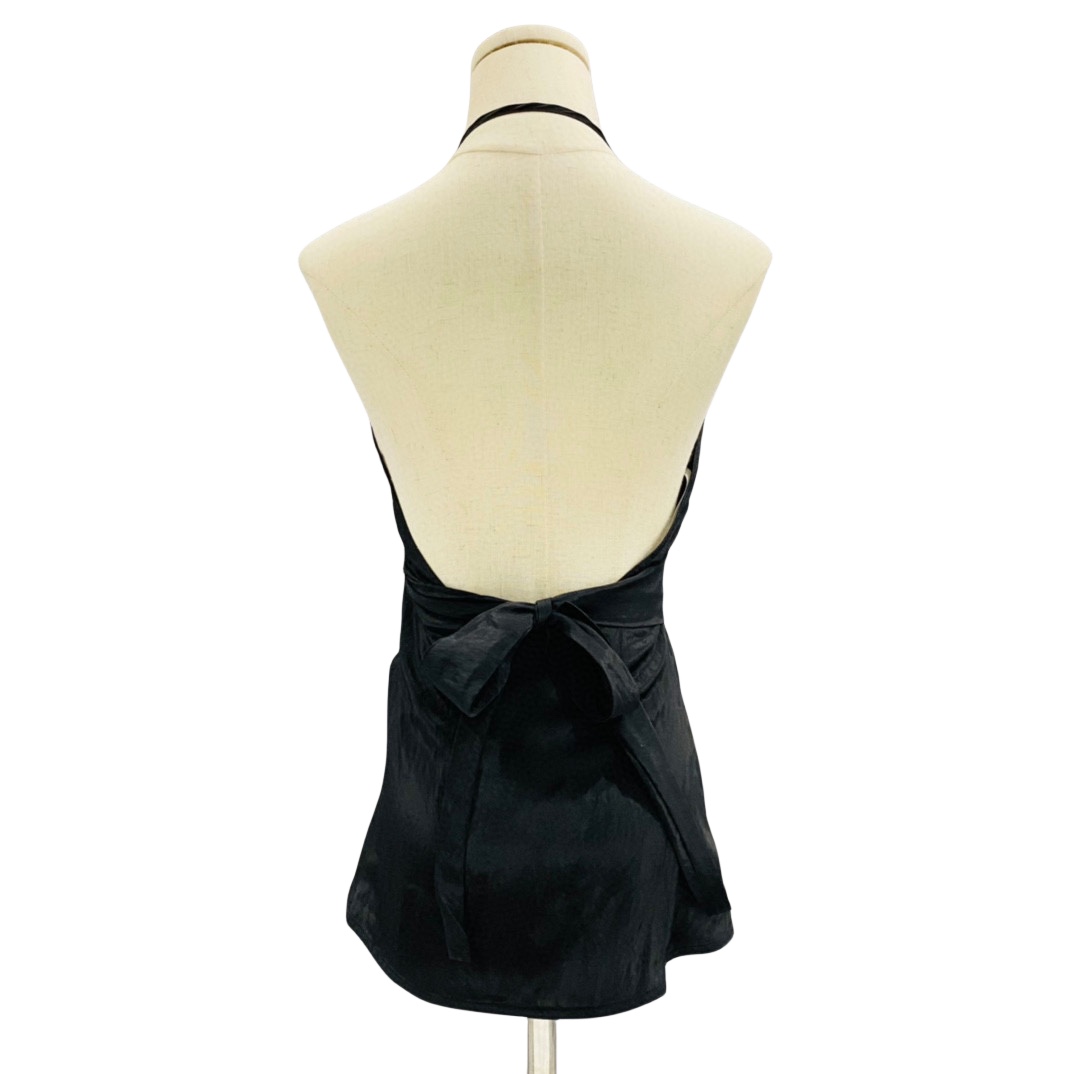 Rick Owens Laura Satin Wrap Top - DopestKickz