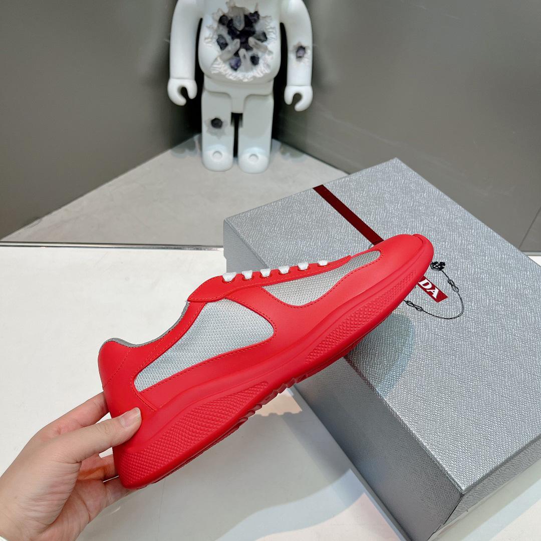 Prada America's Cup Soft Rubber And Bike Fabric Sneakers - DopestKickz