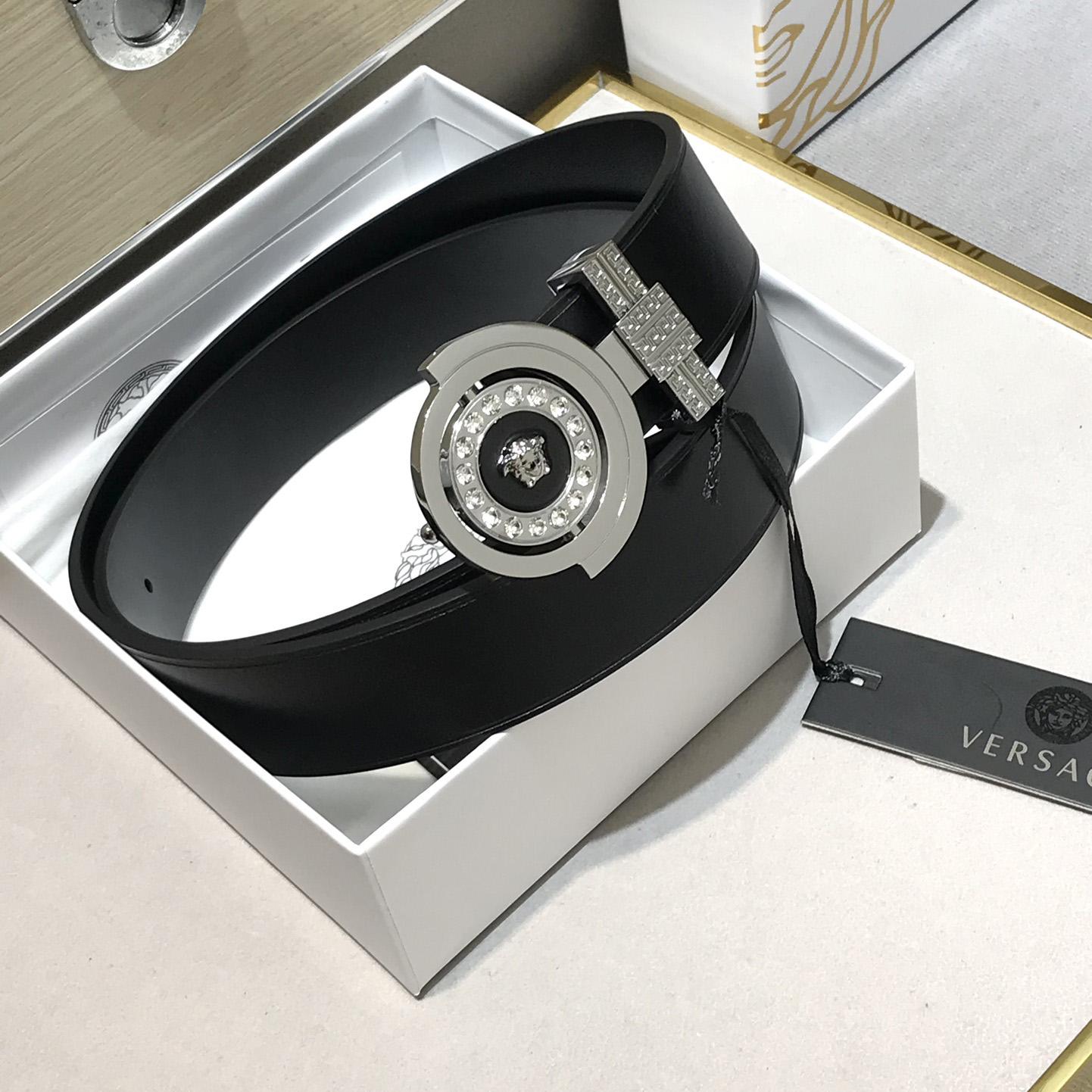 Versace Leather Belt   35mm - DopestKickz