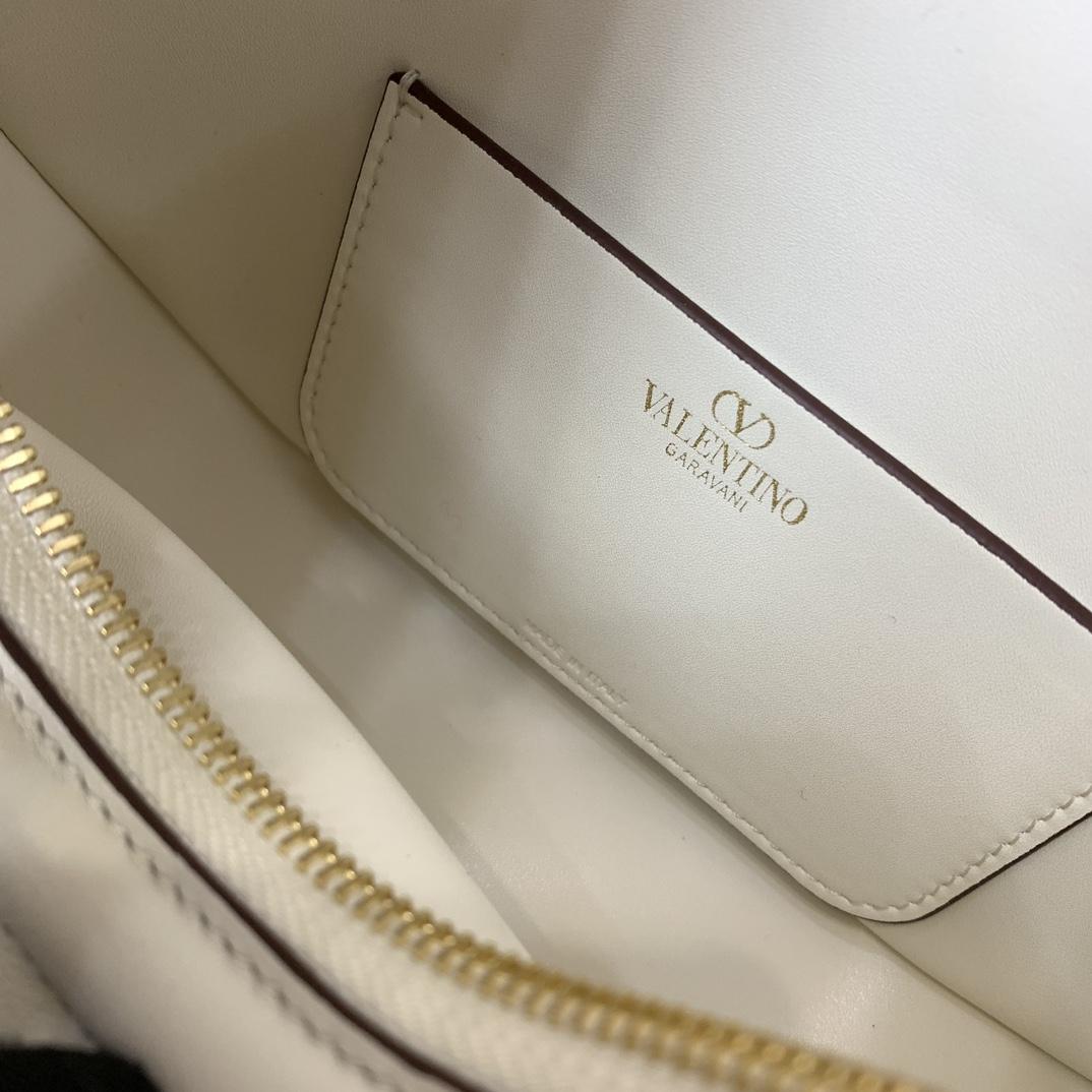 Valenti VLogo Moon Mini Hobo Bag In Nappa Leather With Chain - DopestKickz