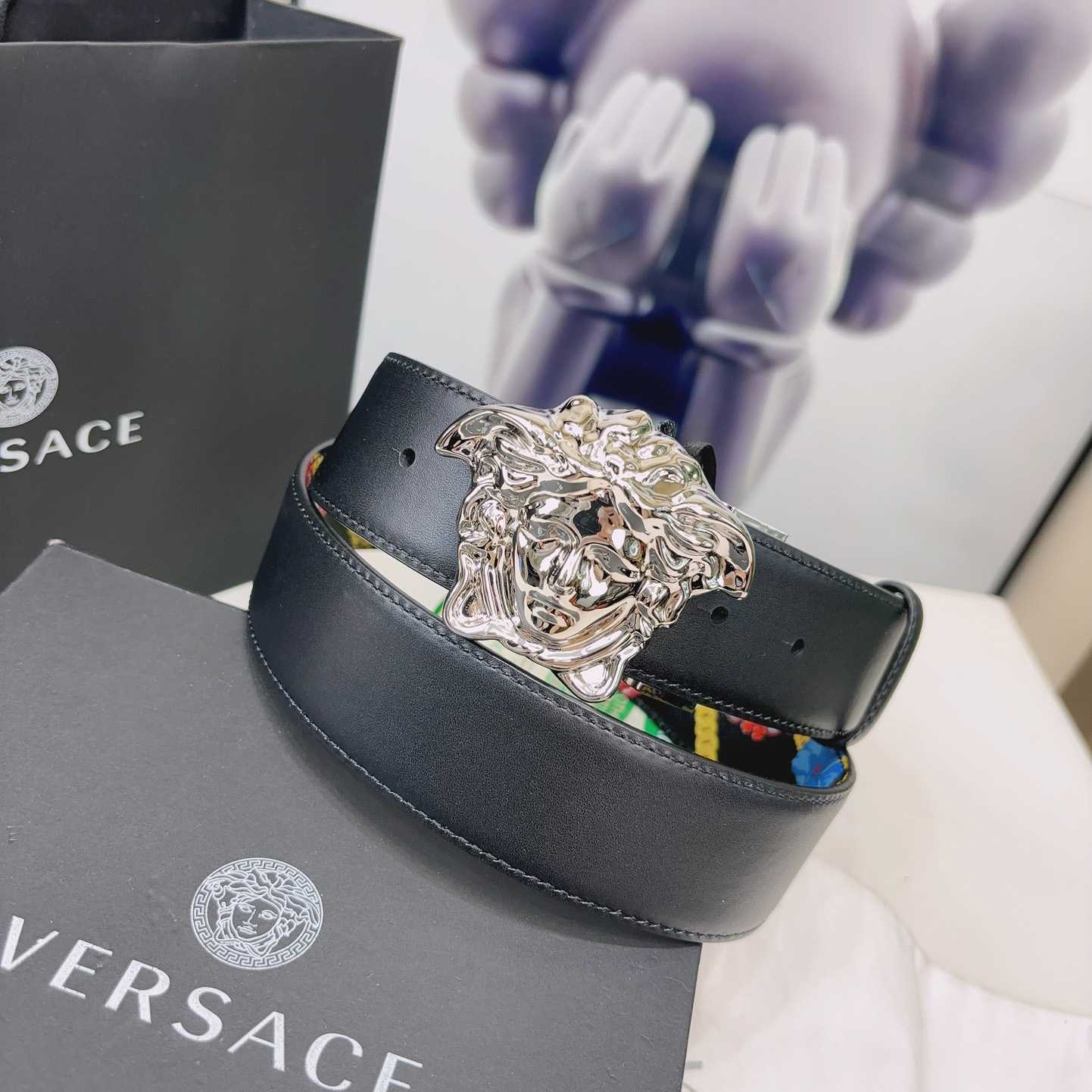 Versace Reversible Barocco Leather Belt  40mm - DopestKickz