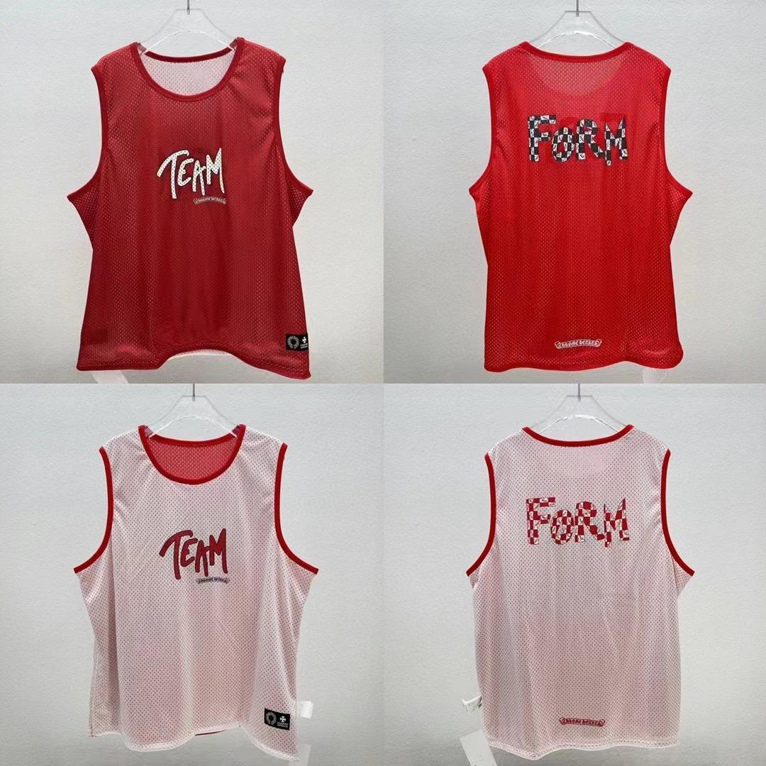 Chrome Hearts Mesh Reversible Sleeveless Jersey - DopestKickz