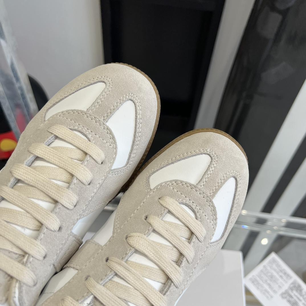 Maison Margiela Suede And Fabric Sneakers - DopestKickz