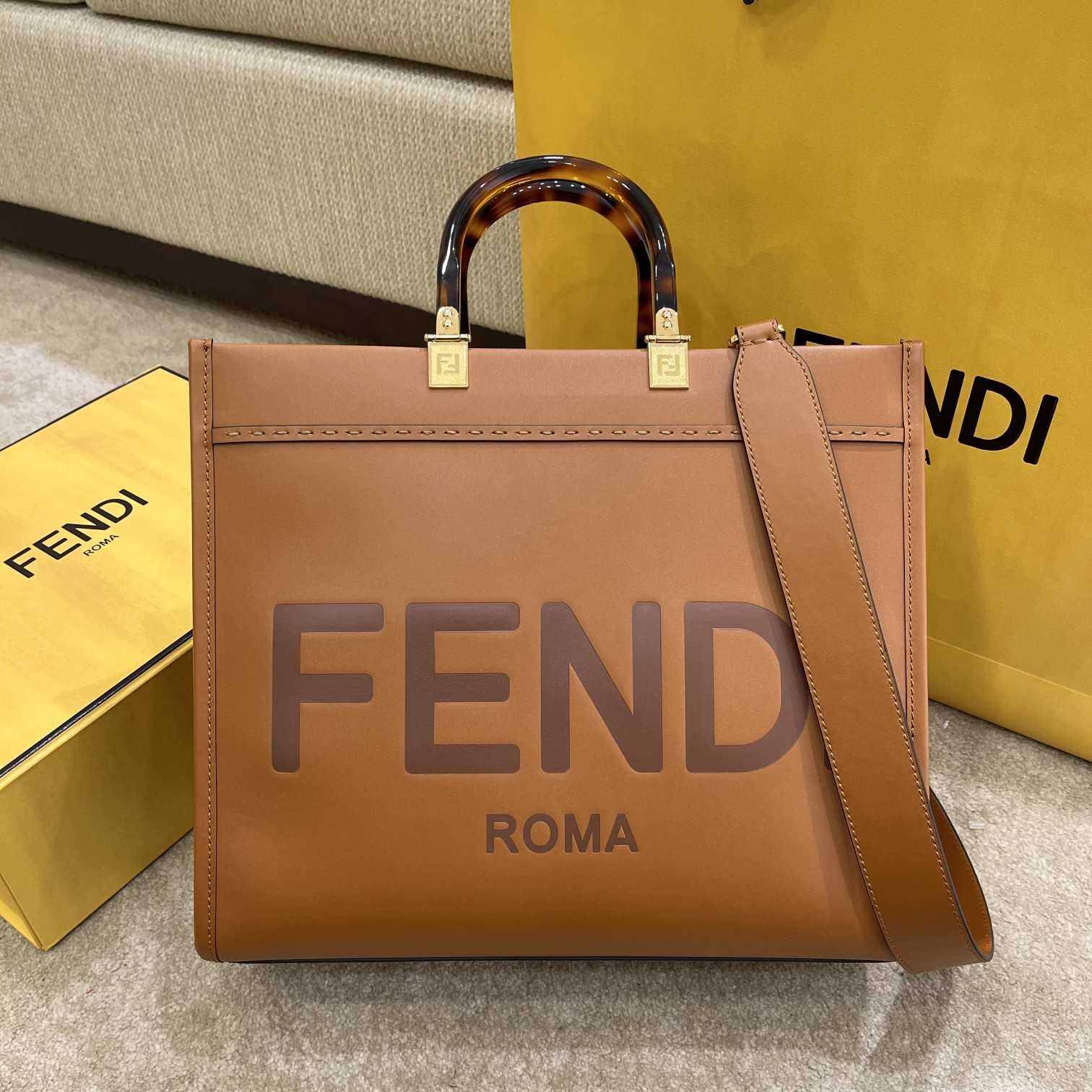 Fendi Sunshine Tote Bag （35-17-31cm） - DopestKickz