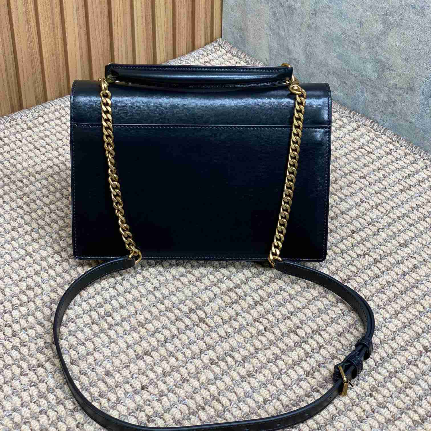Saint Laurent Women Sunset Medium Leather Shoulder Bag （25*18*7cm） - DopestKickz