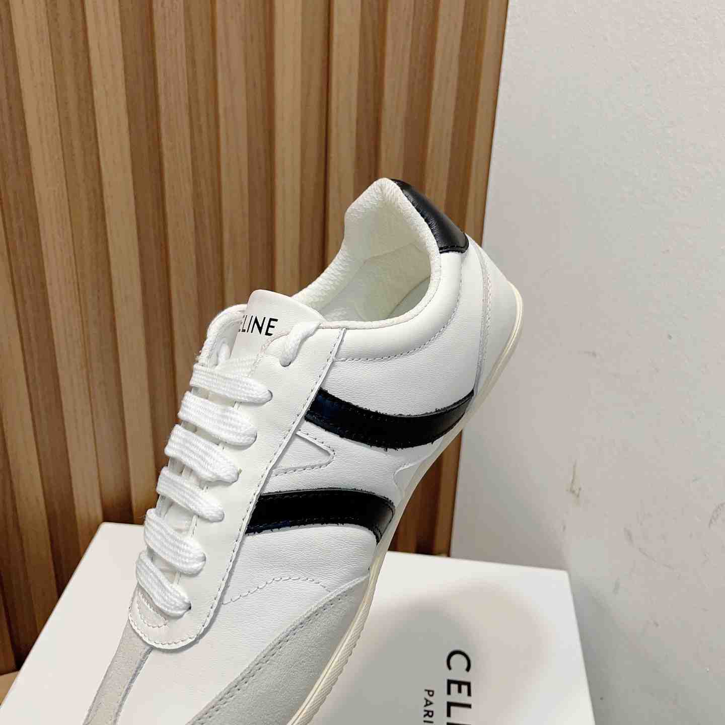Celine Jogger Low Lace-up Sneaker In Calfskin & Suede Calfskin - DopestKickz